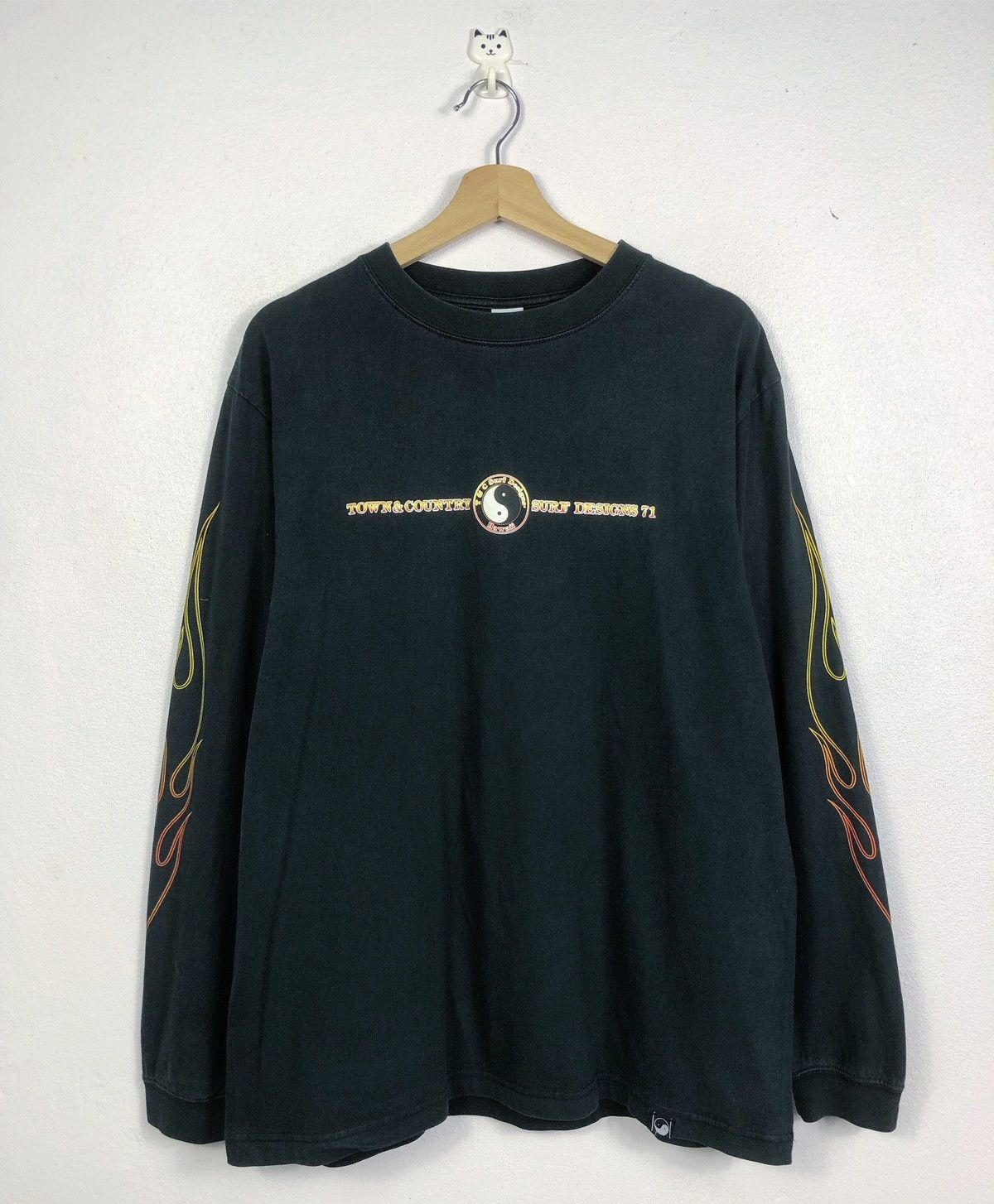 Vintage Rare Vintage Town & Country T&C Hawaii Surf Long Sleeve Tee Size US L / EU 52-54 / 3 - 1 Thumbnail