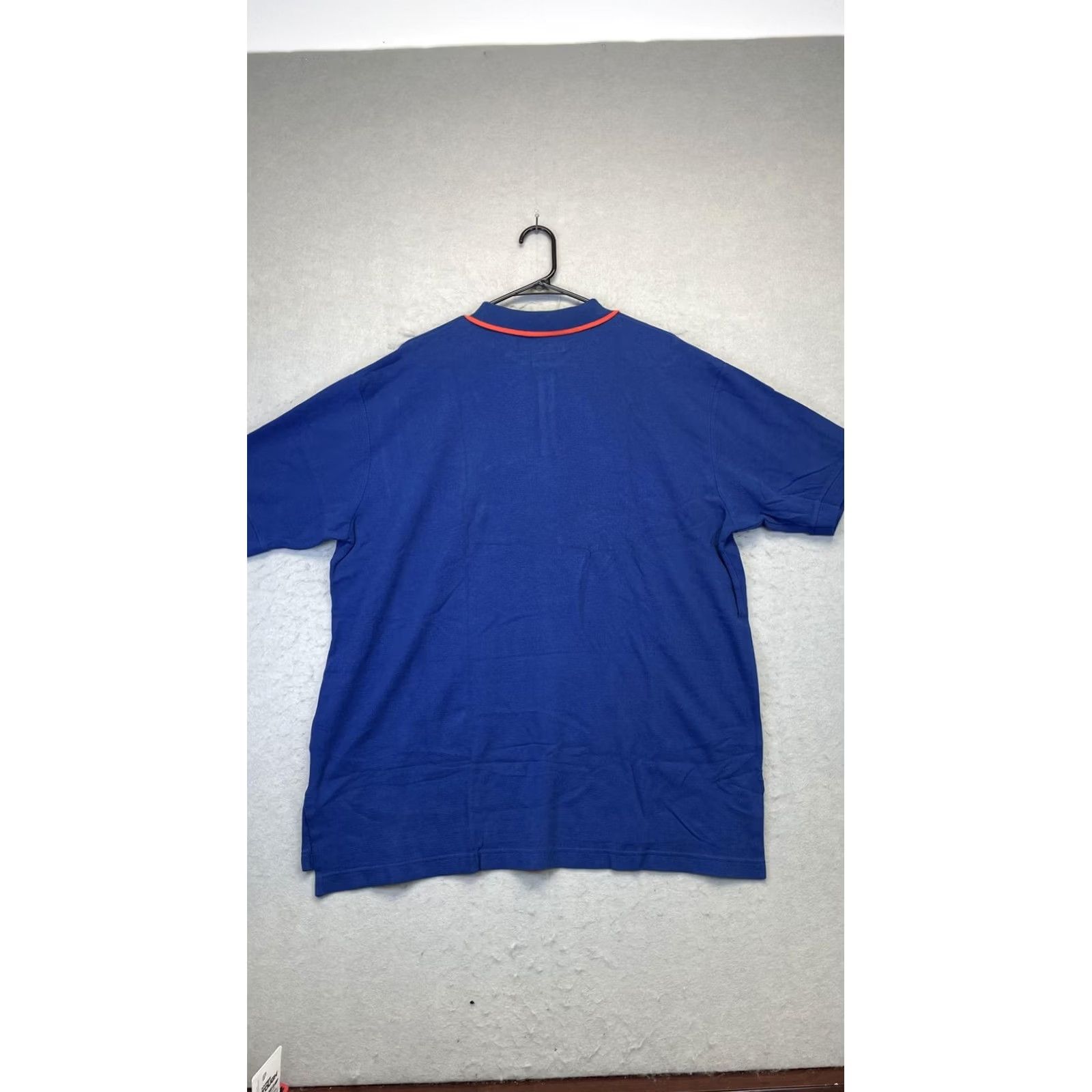 Polo Ralph Lauren Polo Sport Ralph Lauren Polo Shirt Mens XL Blue Red Trim Embroidered Flag Knit Size US XL / EU 56 / 4 - 7 Thumbnail