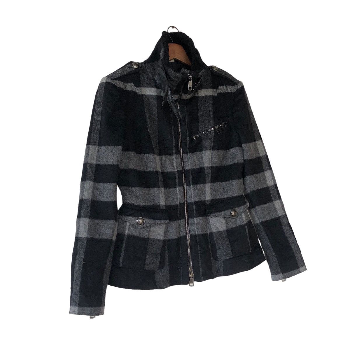 🔥🔥AW2011 BURBERRY OF LONDON WOOL TARTAN JACKET🔥🔥