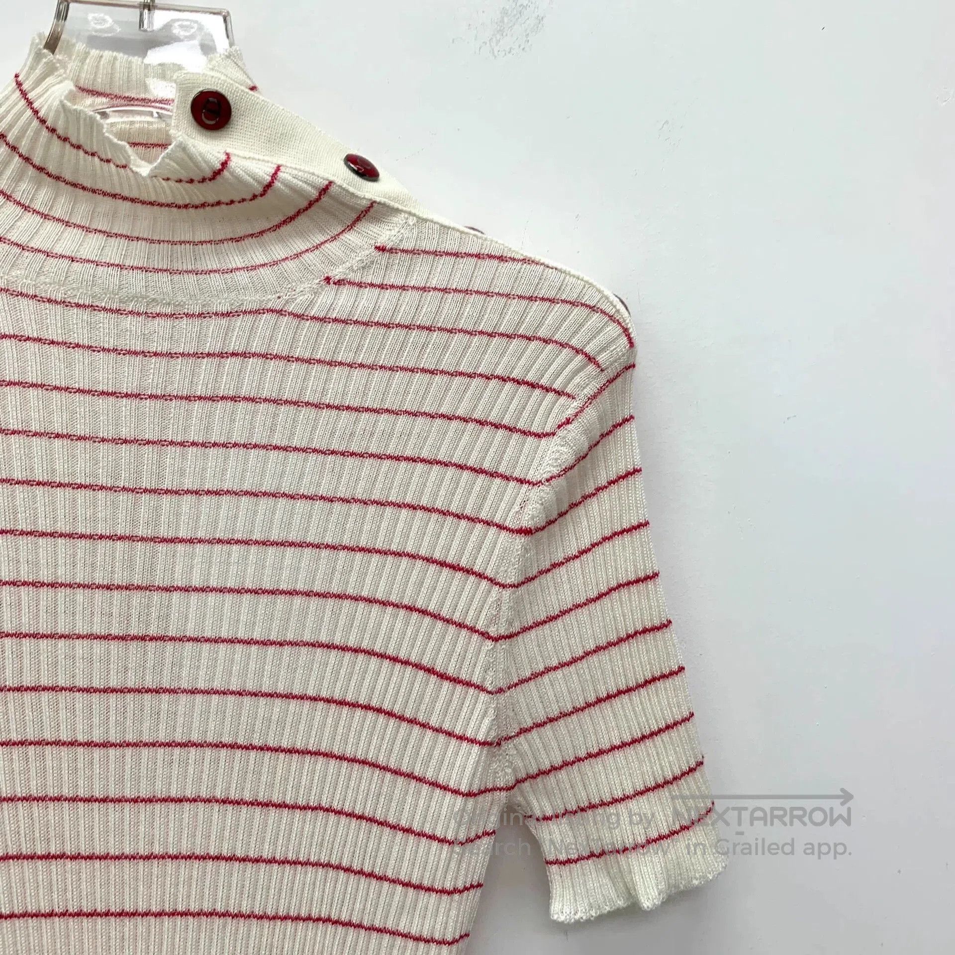 Dior Dior Colorblock Striped Embroidered Knit Top. Size US M / EU 48-50 / 2 - 3 Thumbnail