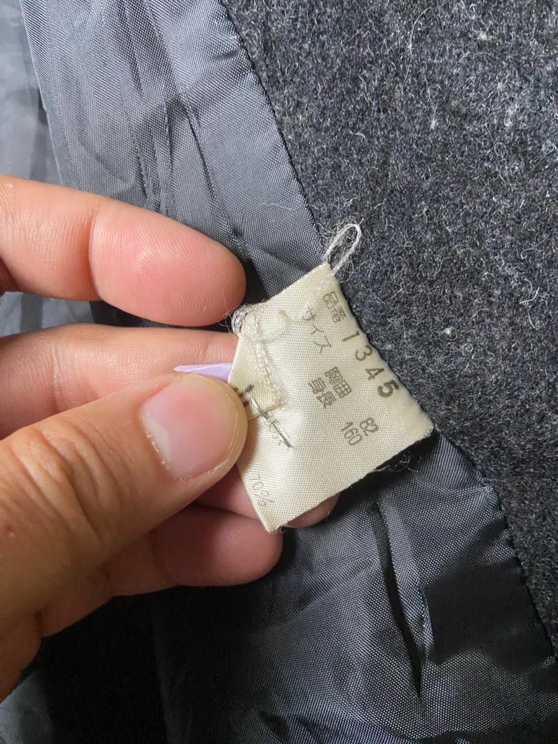 Japanese Brand GILL Japanese Brand Wool Blend Peacoat (176) Size US S / EU 44-46 / 1 - 3 Thumbnail