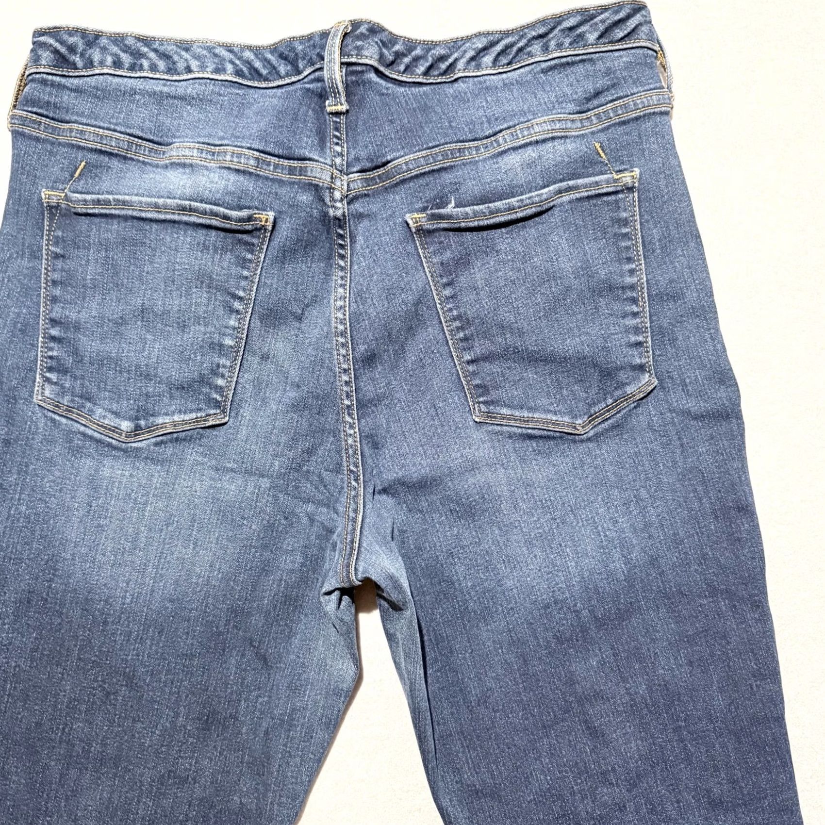 Mossimo Mossimo Jeans Women Slim Skinny Power Stretch High-Rise 16R Blue Denim Shirt? Size 38" / US 16 / IT 52 - 6 Thumbnail