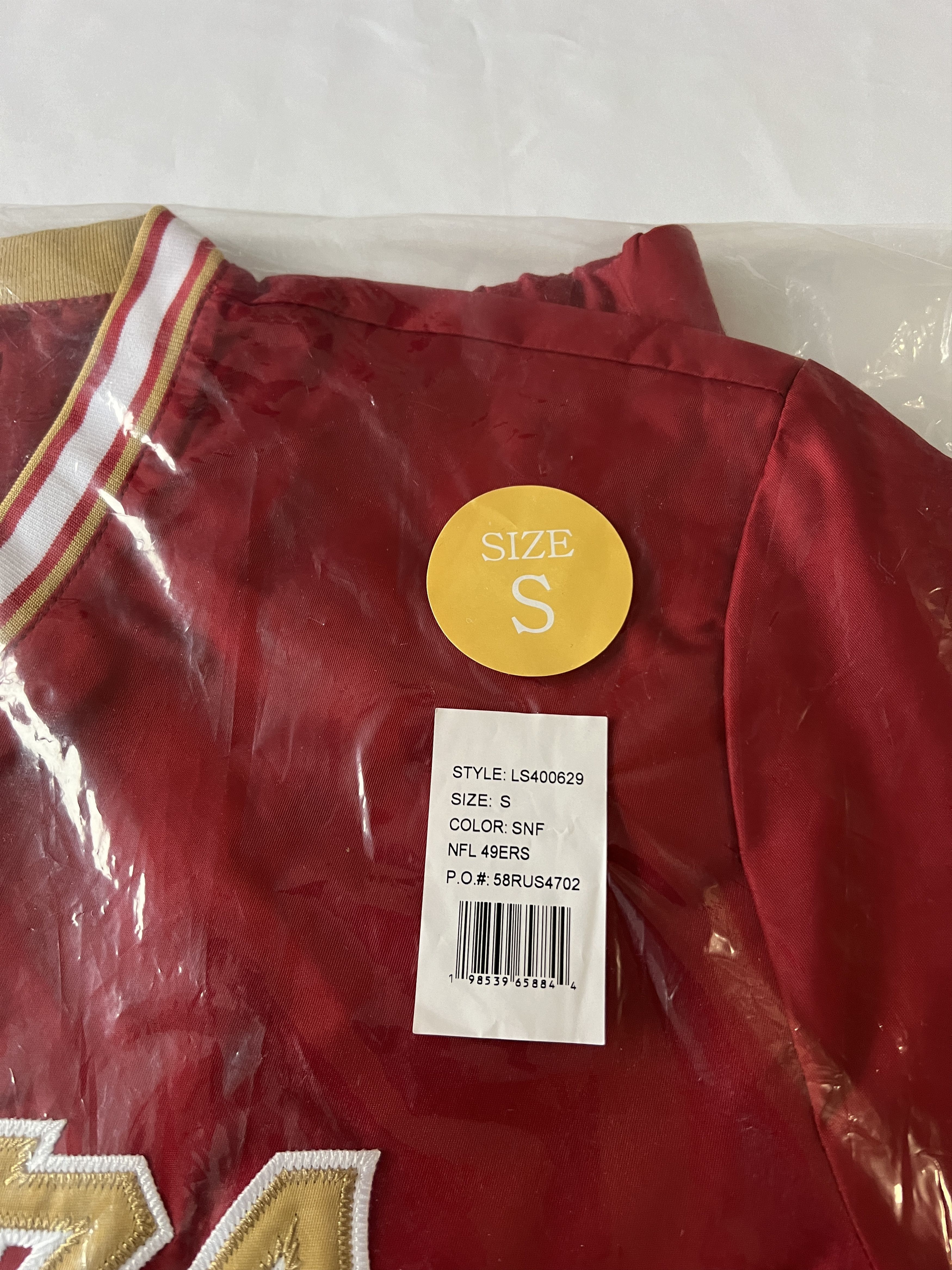 Drake OVO x NFL SAN FRANCISCO 49ER STARTER TRAINER PULLOVER JACKET Size US S / EU 44-46 / 1 - 6 Thumbnail