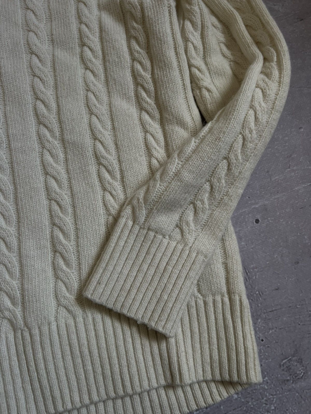 Polo Ralph Lauren Rare Cable Knit Sweater Polo Ralph Lauren M Size US M / EU 48-50 / 2 - 5 Thumbnail