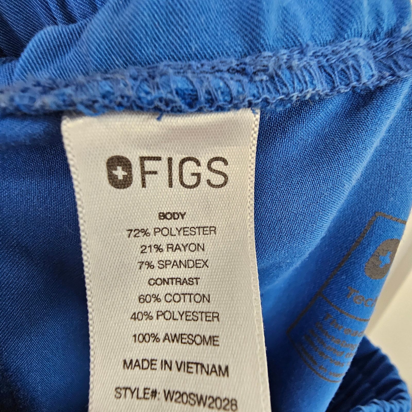 Figue FIgs Womens Catarina Scrub Top Uman Pants 2 Pc Set Size XS Size XS / US 0-2 / IT 36-38 - 15 Thumbnail