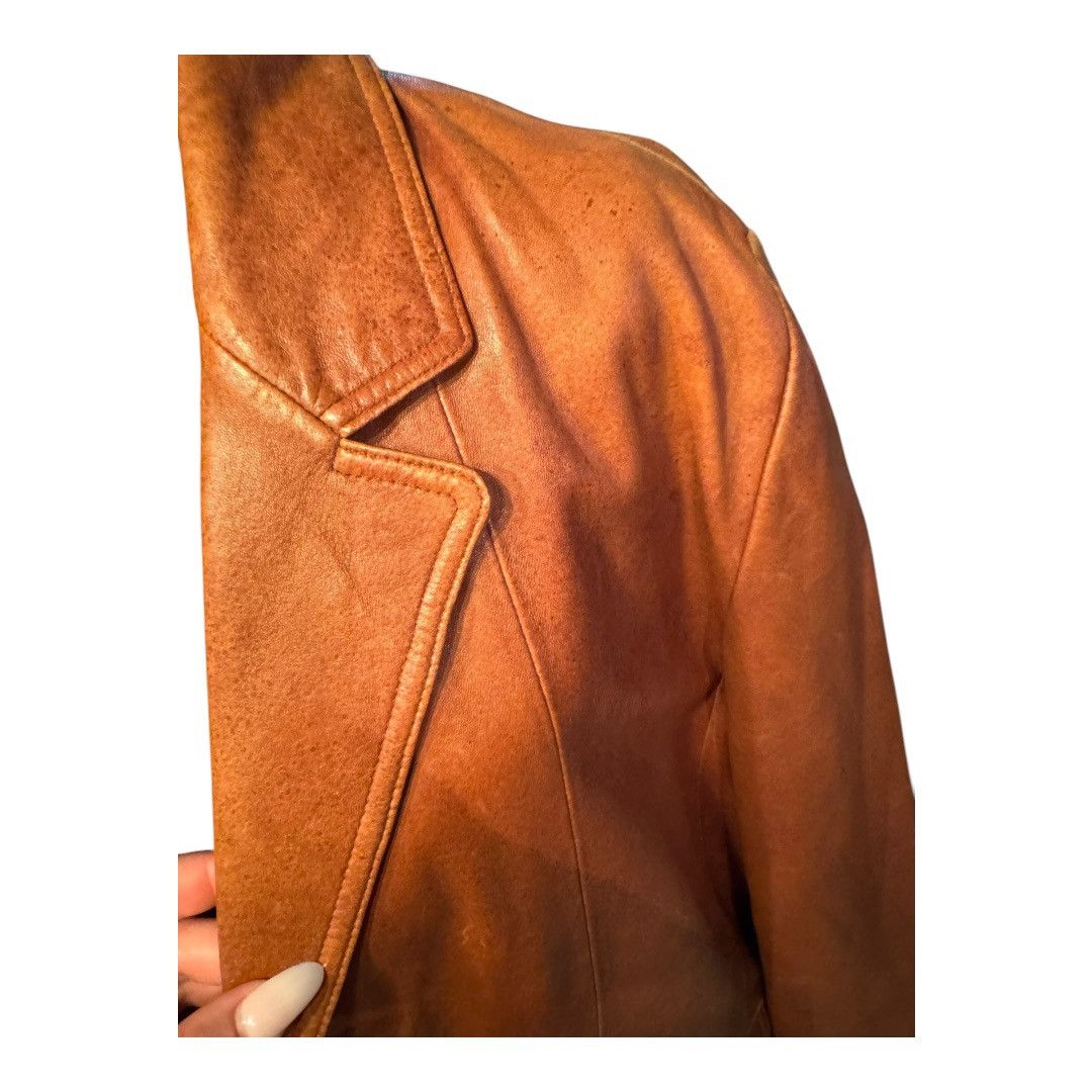 Wilsons Leather VTG Wilson’s Leathers Carmel leather collared jacket size XL Size XL / US 12-14 / IT 48-50 - 10 Thumbnail