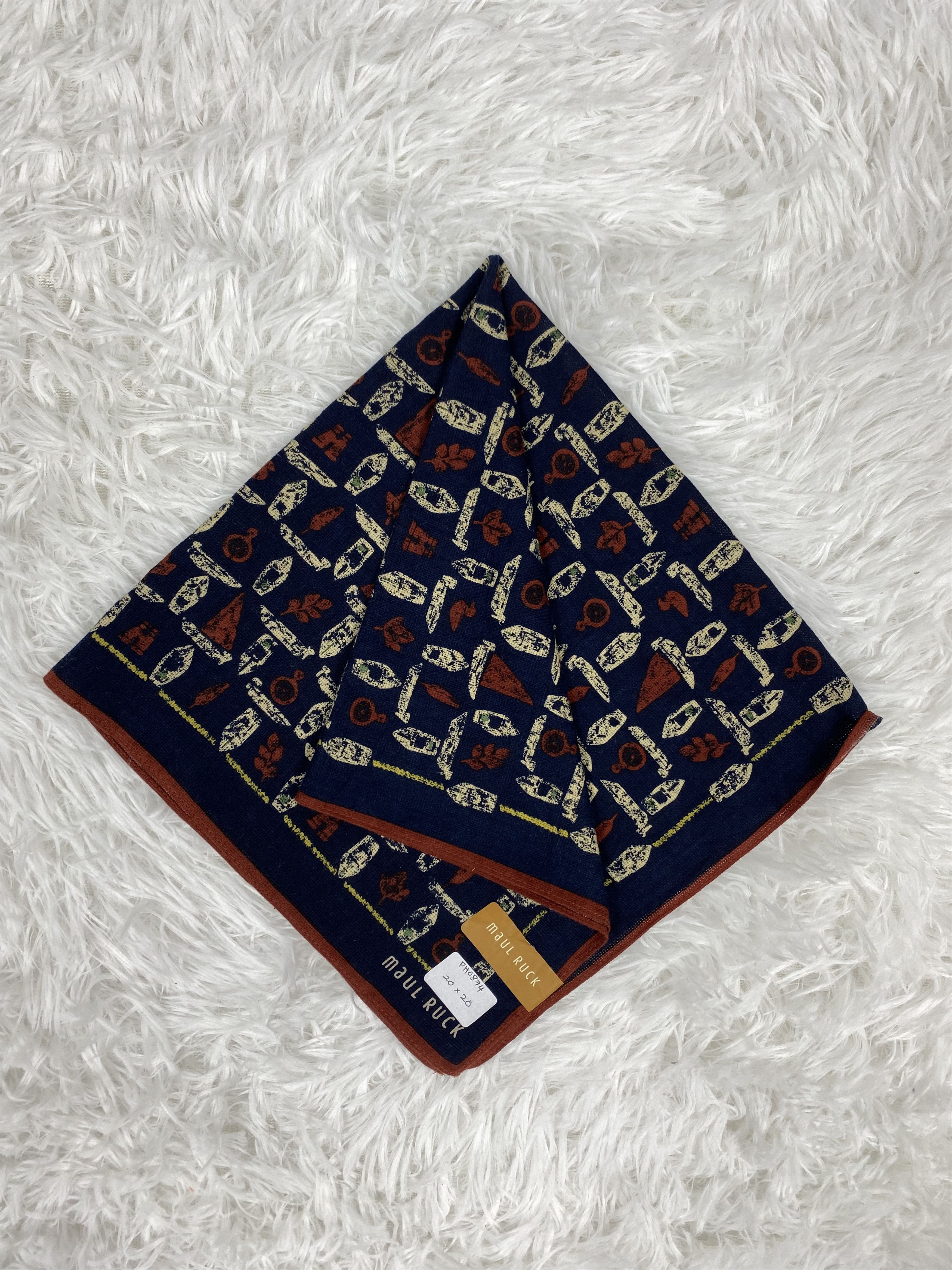 Vintage Vintage Maul Ruck Handkerchief Neckerchief PH0874 Size ONE SIZE - 1 Thumbnail