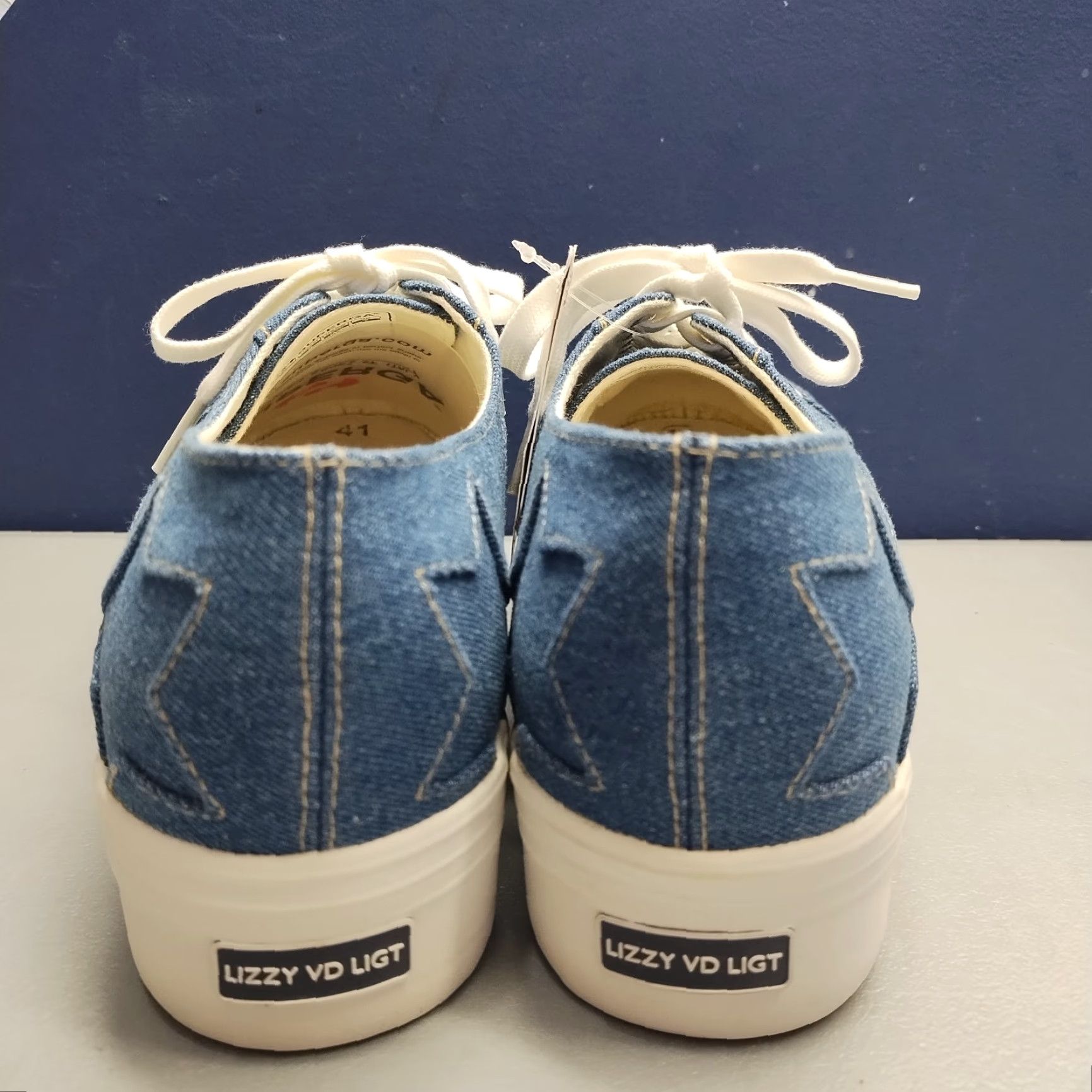 Superga Superga Lizzy VD Ligt Platform Sneakers Womens US 9.5 Multicolor Denim Lace Up WW9.5? NWOB Size US 10 / IT 40 - 5 Thumbnail