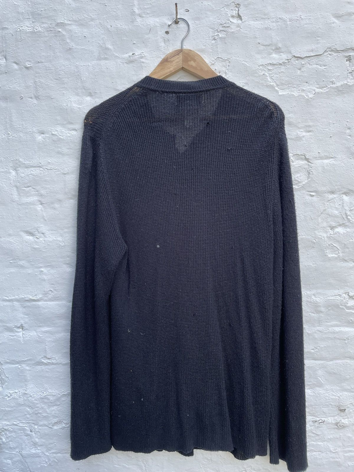 Yohji Yamamoto Yohji Yamamoto pour homme mainline loose knit cargidam Size US L / EU 52-54 / 3 - 3 Thumbnail
