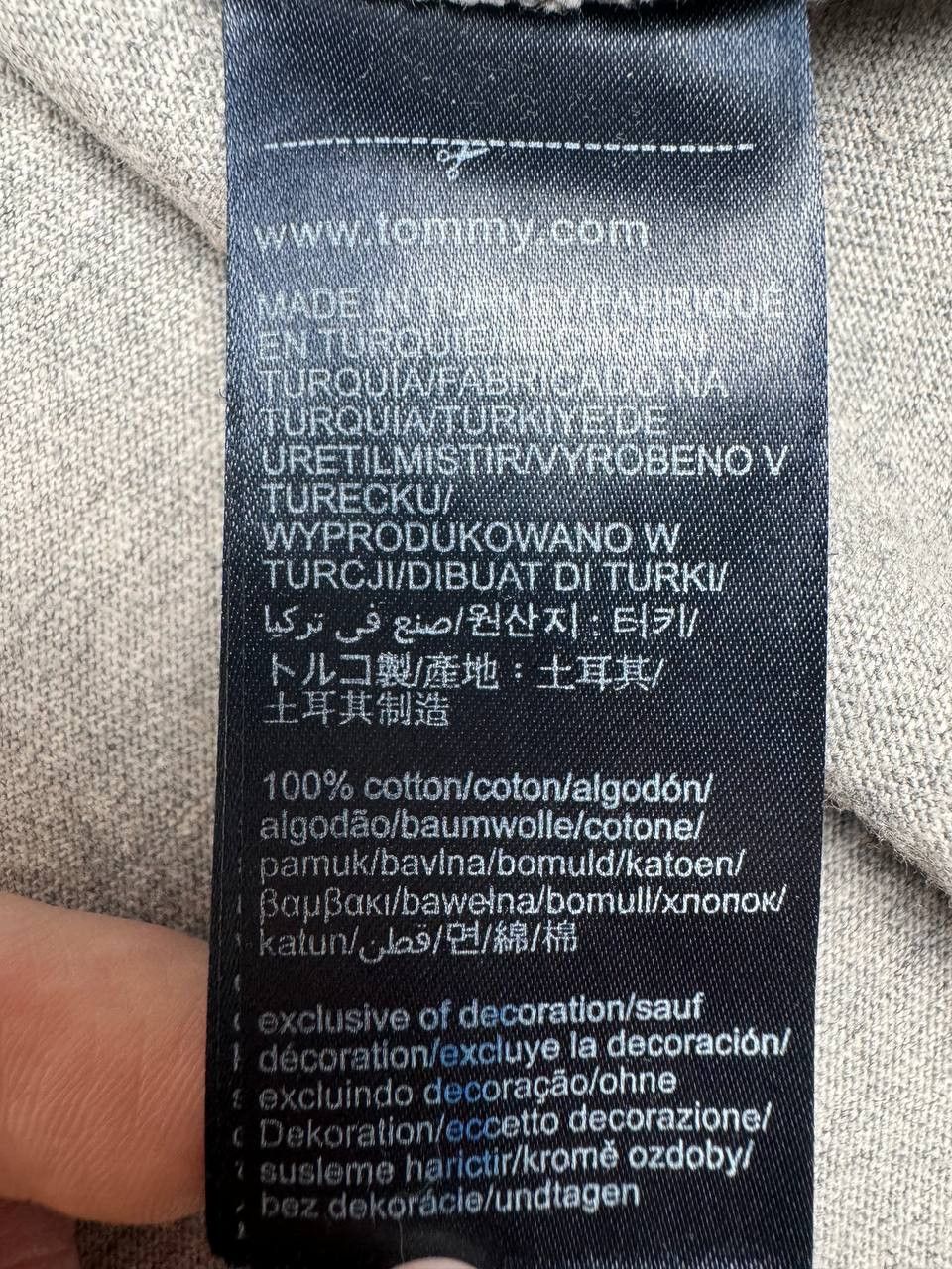 Tommy Hilfiger TOMMY HILFIGER D JEANS Logo Short Sleeve Top BRAND T-shirt Size M / US 6-8 / IT 42-44 - 6 Thumbnail