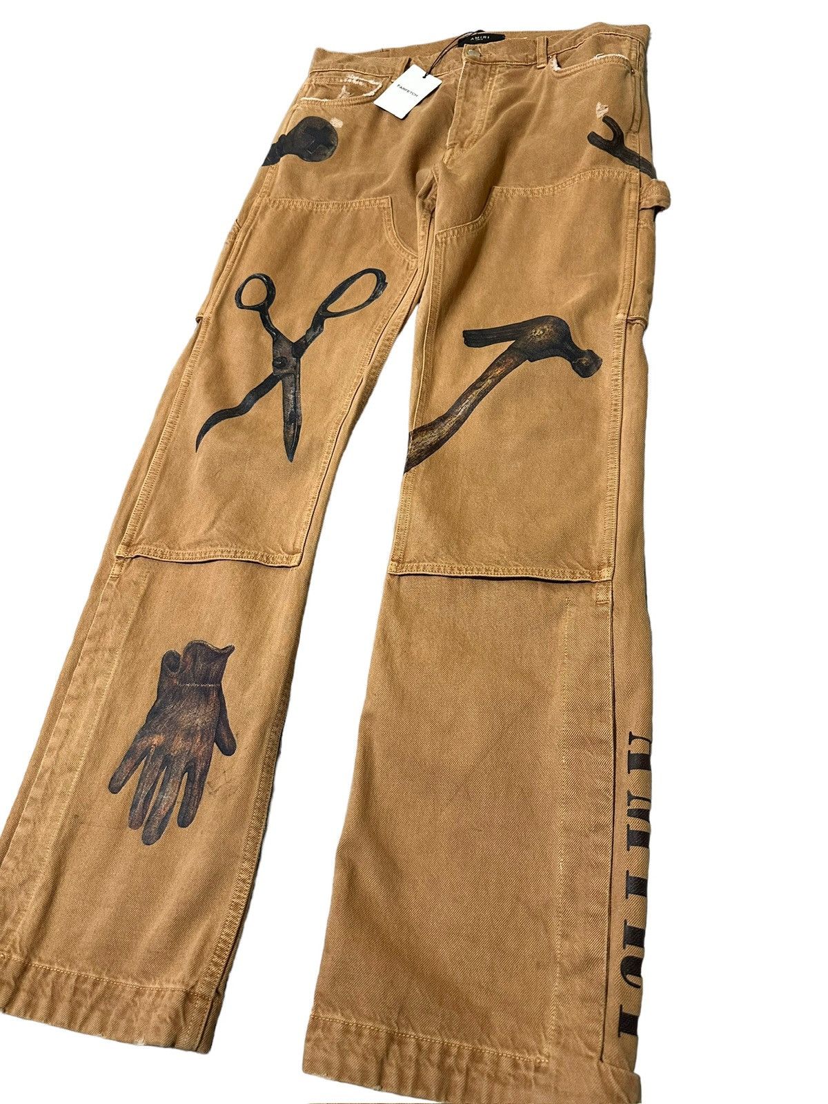 Amiri AMIRI RHEE STUDIO CARPENTER PANTS Size US 32 / EU 48 - 6 Thumbnail