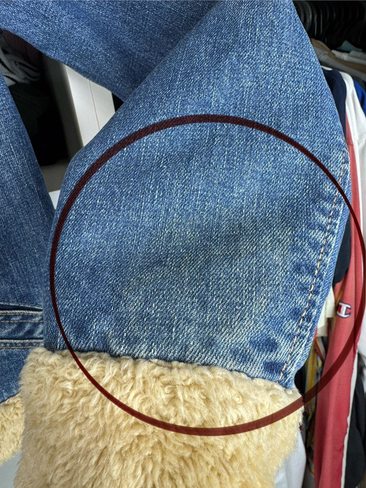 Levi's Vintage Levi's Sherpa Denim Jacket Zip Girls S Fits Women XS Size XS / US 0-2 / IT 36-38 - 12 Thumbnail