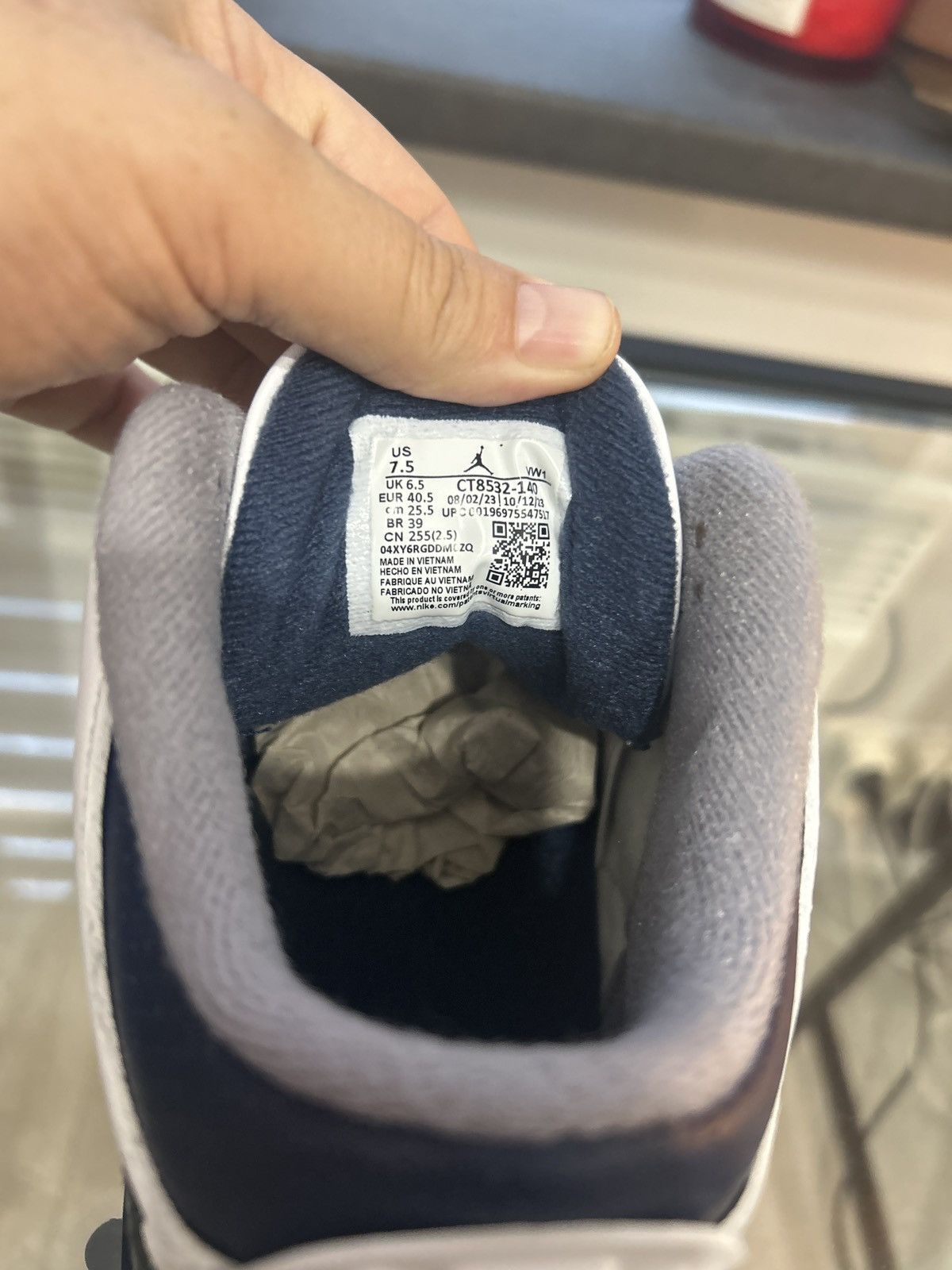 Jordan Brand Brand New Jordan 3 Retro “Midnight Navy” – SNKRS Purchase Size US 7.5 / EU 40-41 - 8 Thumbnail