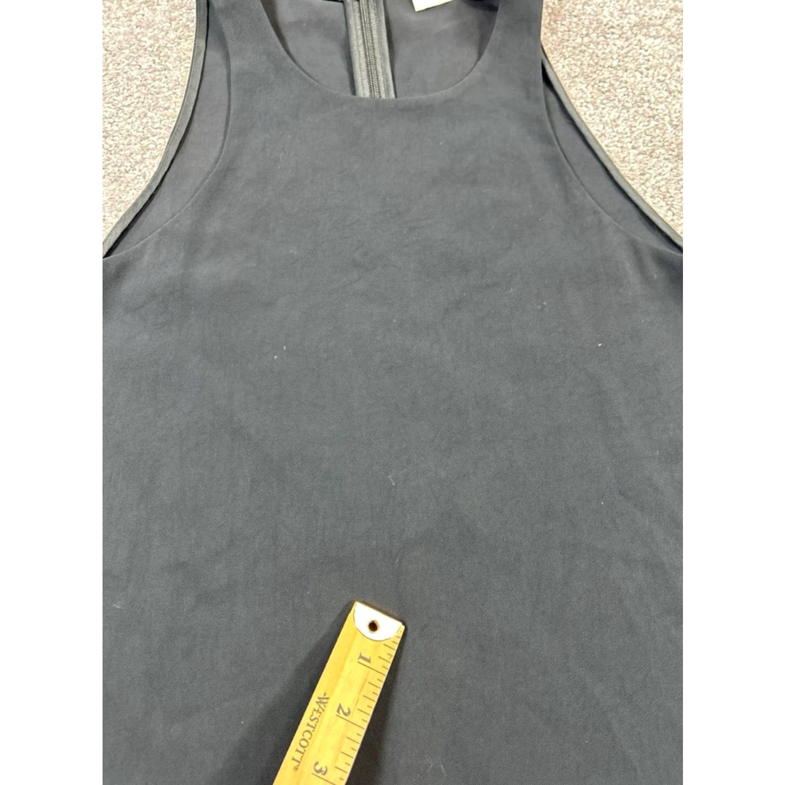 Everlane Everlane Shirt Womens 00 Black Tank Top Sleeveless Scoop Neck Casual Basic Knit Viscose Woven Relaxed Regular Size XXS / US 00 / IT 34 - 4 Thumbnail
