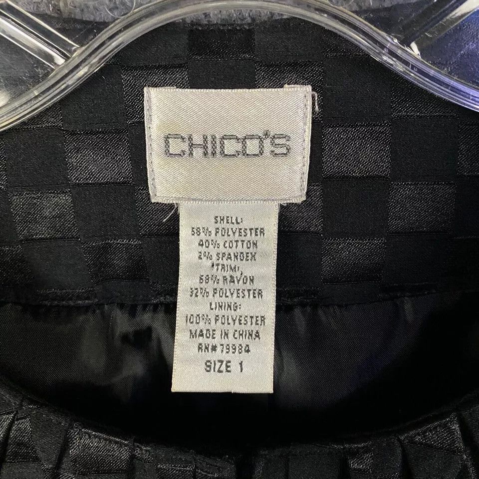 Chicos Chico's Jacket Women's 1 Blazer Floral Polyester Blend Size ONE SIZE - 3 Thumbnail