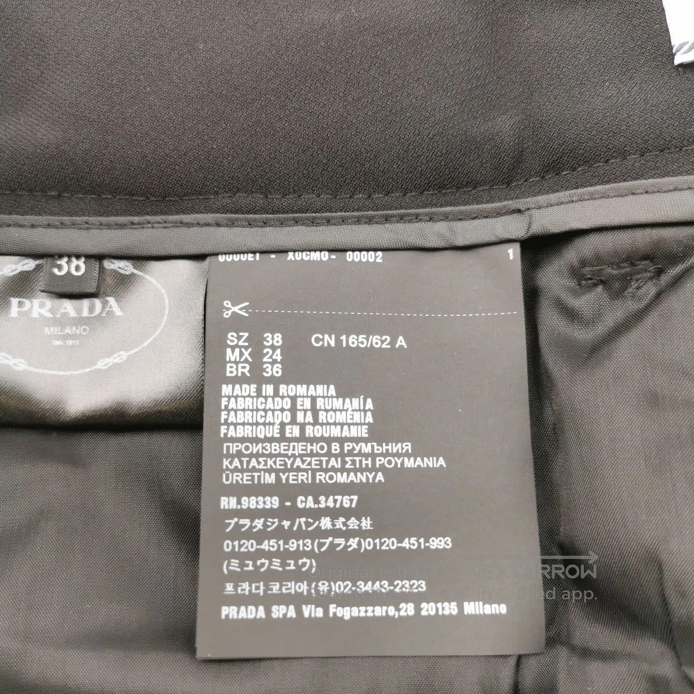 Prada Prada Elegant Black Trousers Size 38 . Size 37" - 7 Thumbnail