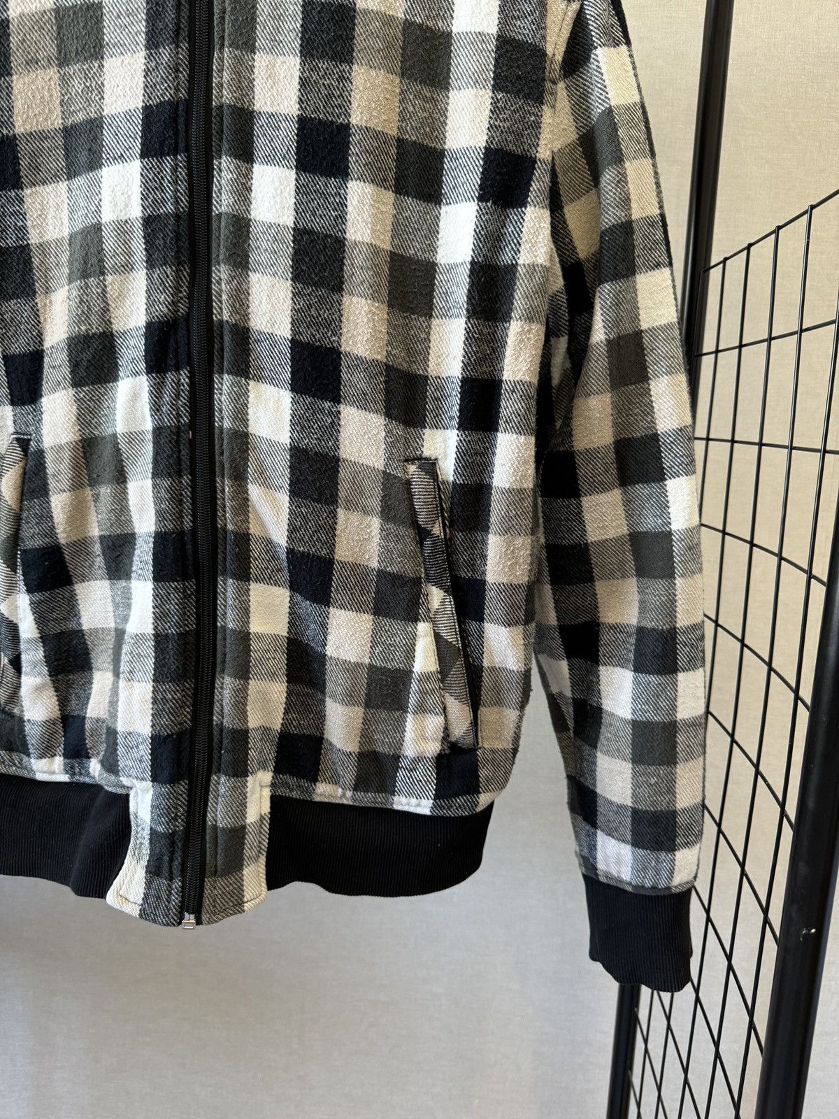 Diesel Diesel vintage y2k checkered flannel lined full zip jacket Size US L / EU 52-54 / 3 - 6 Thumbnail