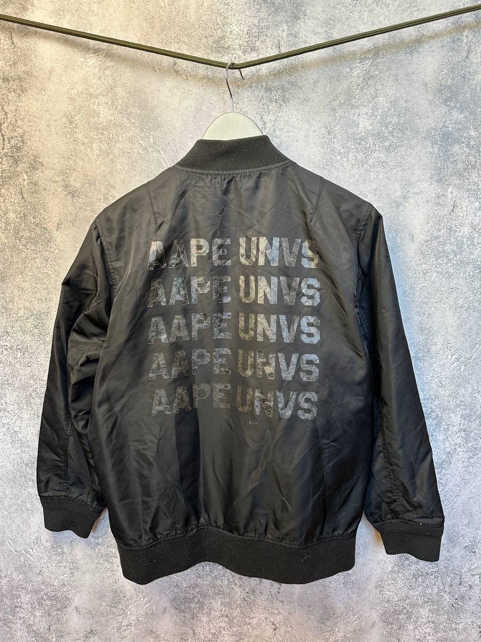 Aape × Japanese Brand AAPE By A Bathing Ape UNVS Bomber Reversible Rare Size US M / EU 48-50 / 2 - 4 Thumbnail