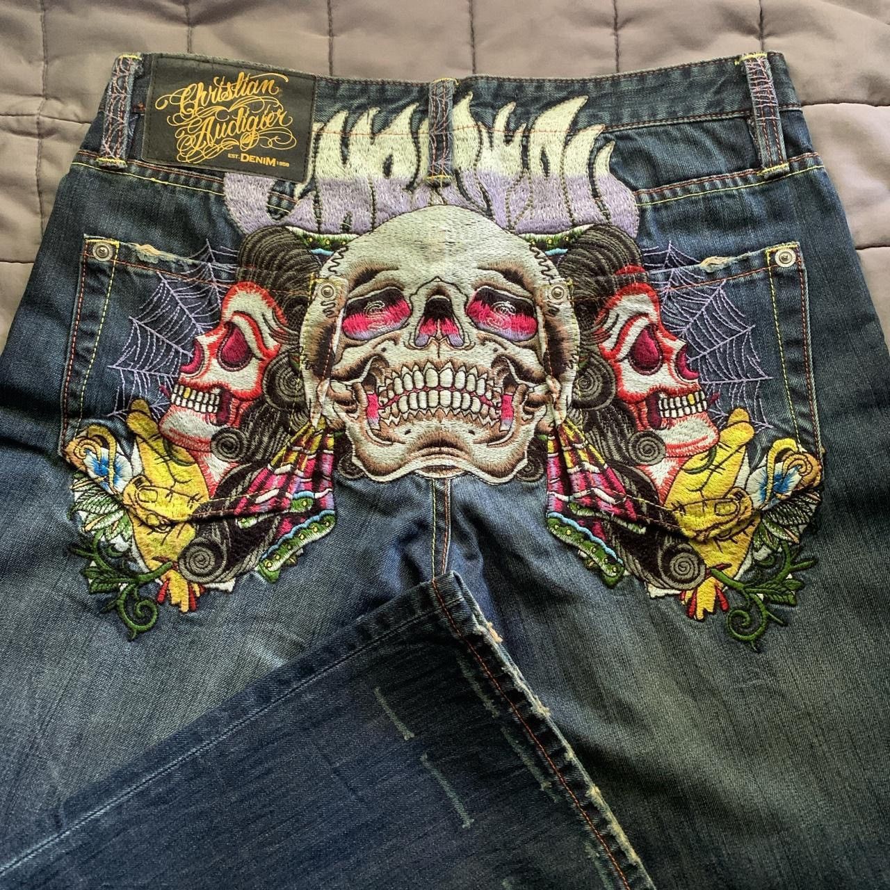 Ed hardy Christian outlets Audigier jeans