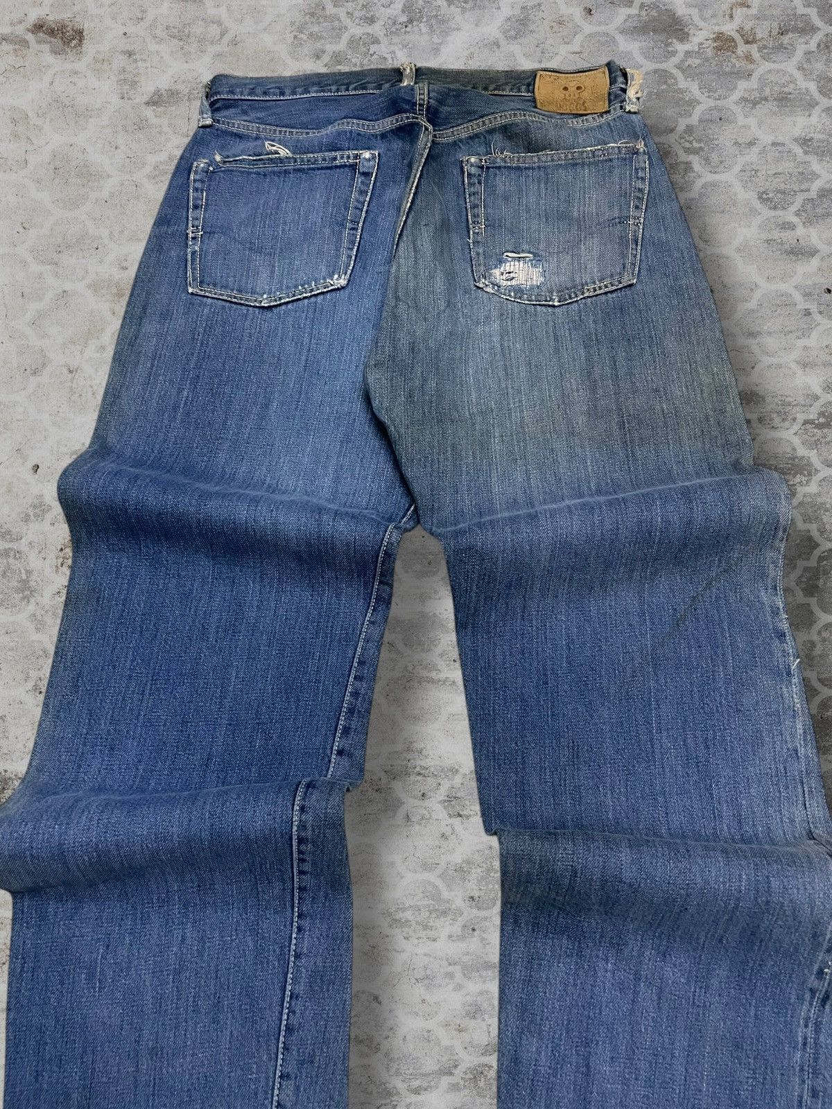 Japanese Brand Vintage 90s Designer Hoggs By Nephentes Selvedge Distressed Size US 29 - 16 Thumbnail
