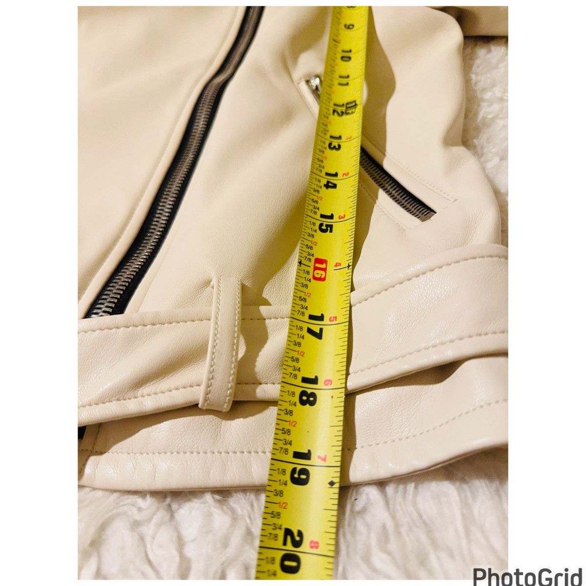Mango MANGO Faux Leather Moto Jacket Size S / US 4 / IT 40 - 10 Thumbnail