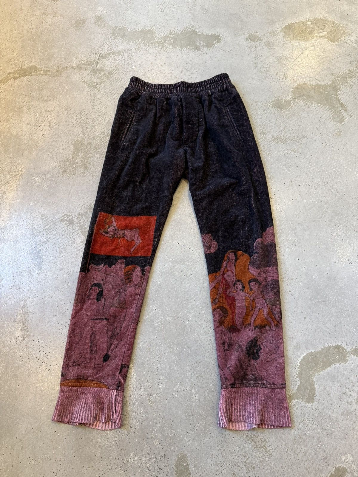Enfants Riches Deprimes ERD DARGER VELOUR RUNWAY SWEATPANTS Size US 32 / EU 48 - 1 Thumbnail