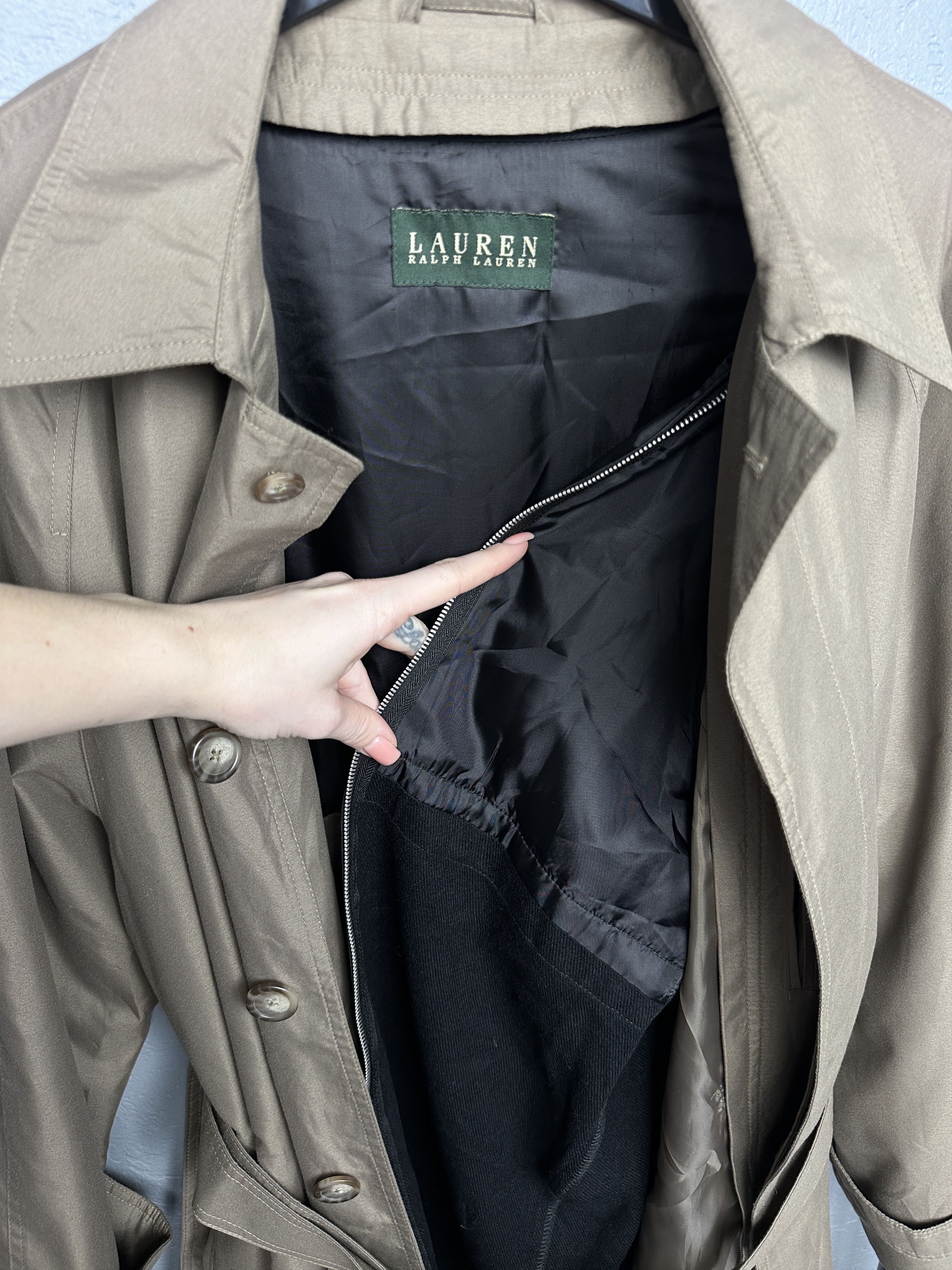 Polo Ralph Lauren Polo Ralph Lauren Mens Trench Coat with removable lining Size US L / EU 52-54 / 3 - 7 Thumbnail