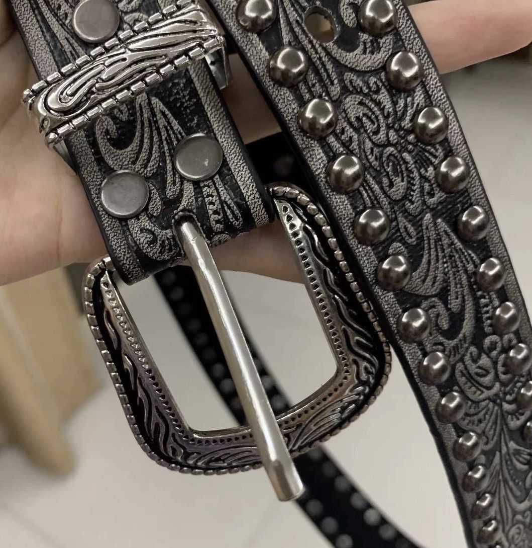 Japanese Brand × Vintage Outdoor retro punk design western rivet studded bet Size ONE SIZE - 6 Thumbnail