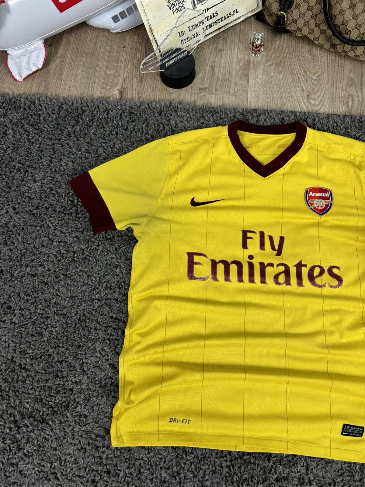 Nike × Vintage Blockcore Footbal T-Shirt Soccer Jersey Nike Vintage Arsenal Size US M / EU 48-50 / 2 - 3 Thumbnail
