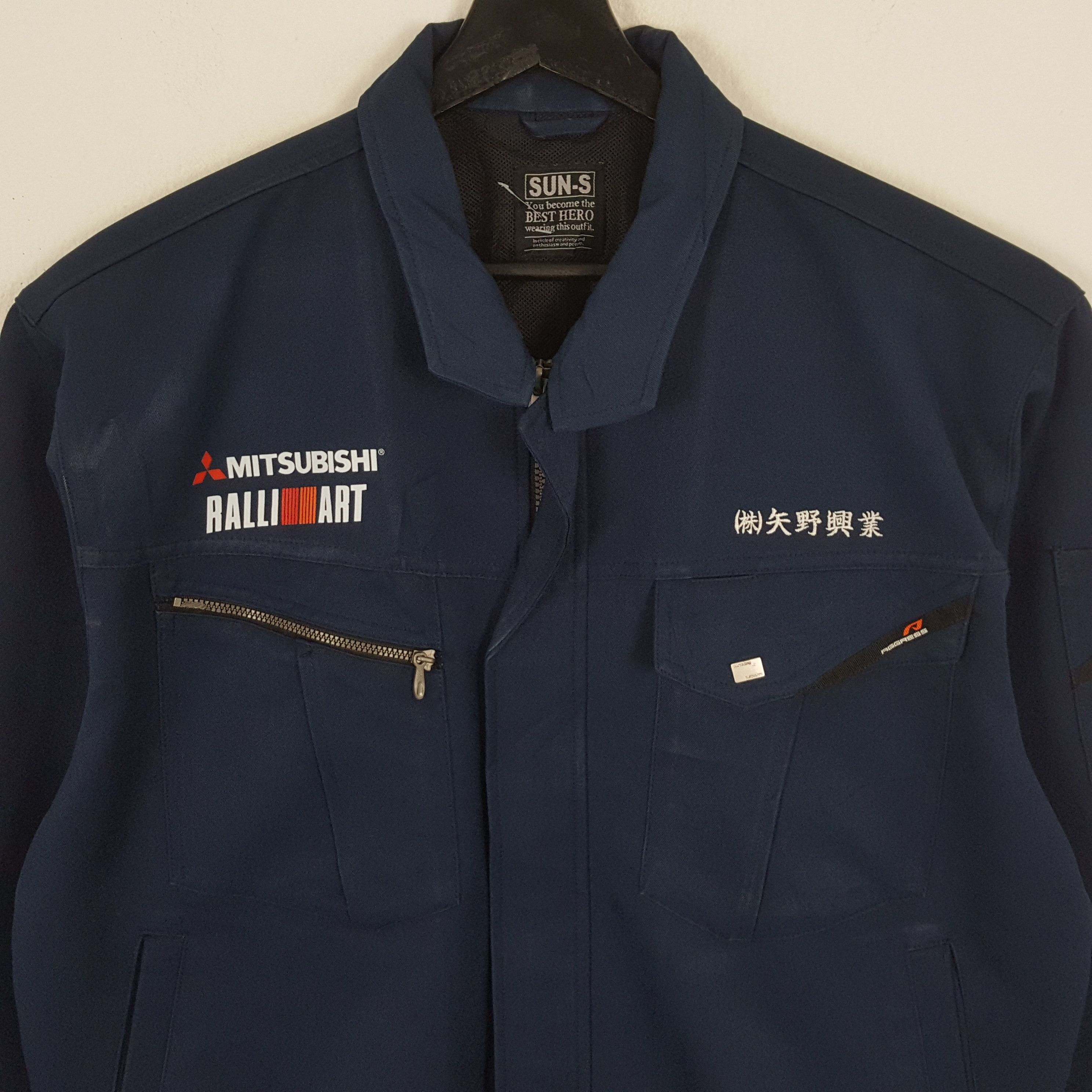 Vintage MITSUBISHI RALLI ART Motorsports Custom Art Jacket Size US L / EU 52-54 / 3 - 4 Thumbnail
