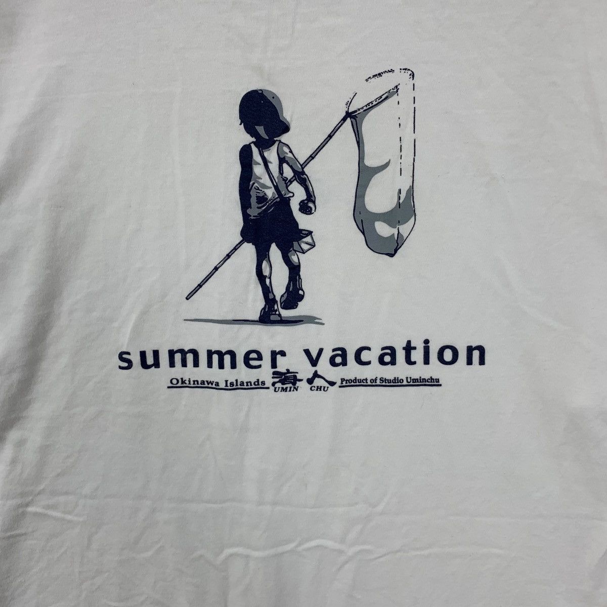 Vintage STUDIO UMINCHU OKINAWA Summer Vacation Baggy Tee Shirt Top Size XL / US 12-14 / IT 48-50 - 5 Thumbnail