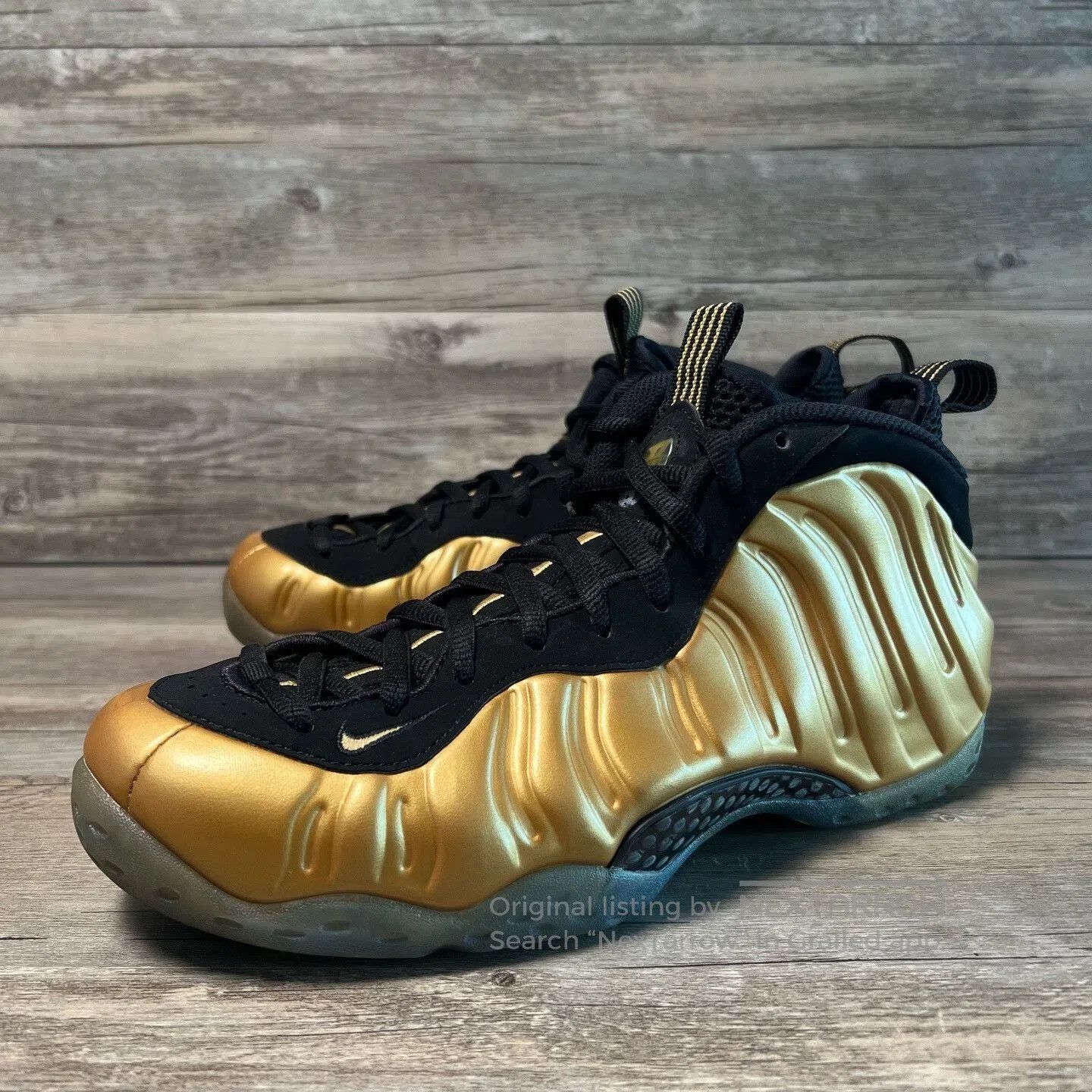 Nike Nike Air Foamposite One Gold. Size US 9.5 / EU 42-43 - 1 Thumbnail