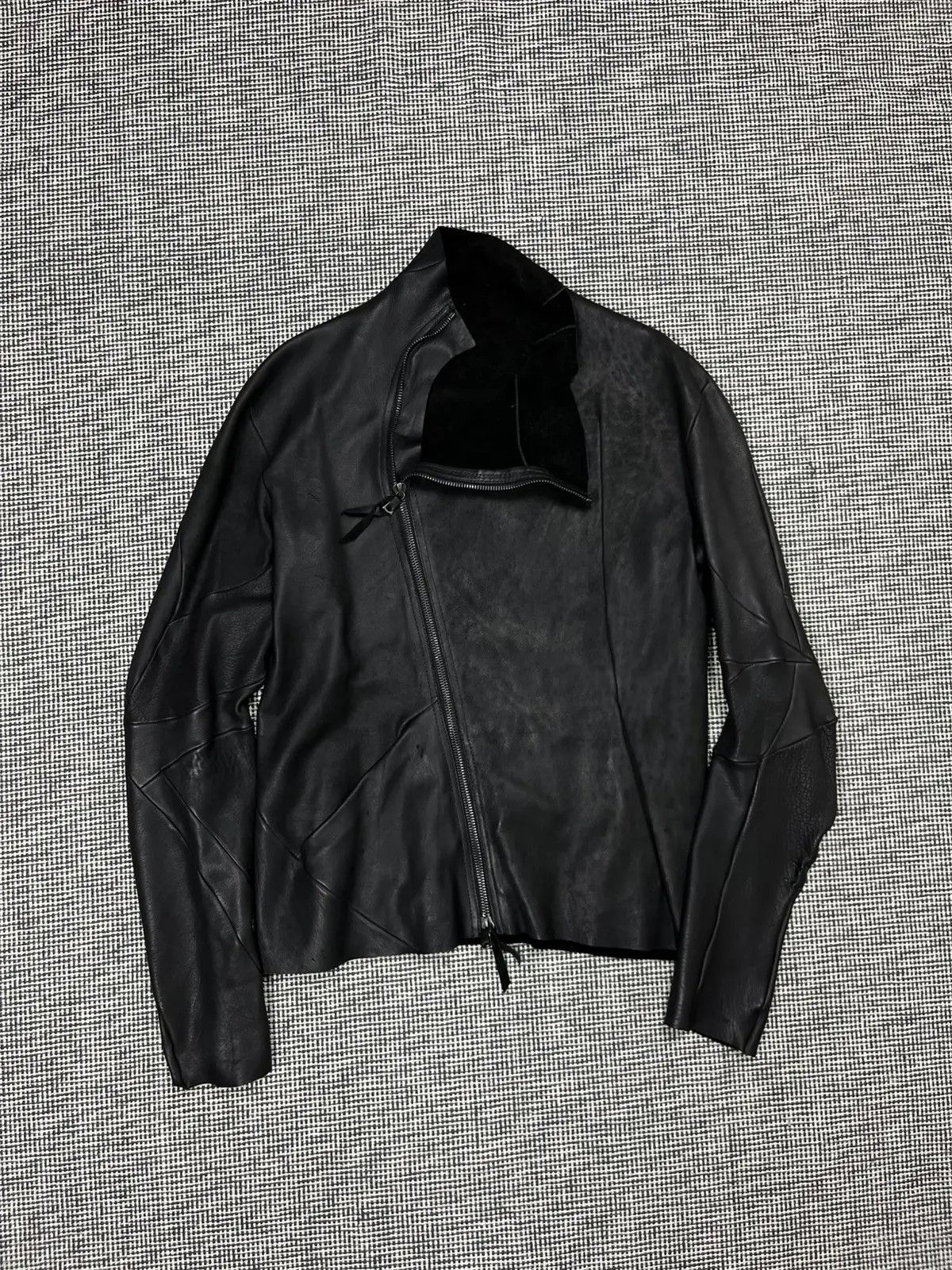 Leon Emanuel Blanck Faded black Leon Emanuel Blanck distortion leather jacket Size US M / EU 48-50 / 2 - 1 Thumbnail
