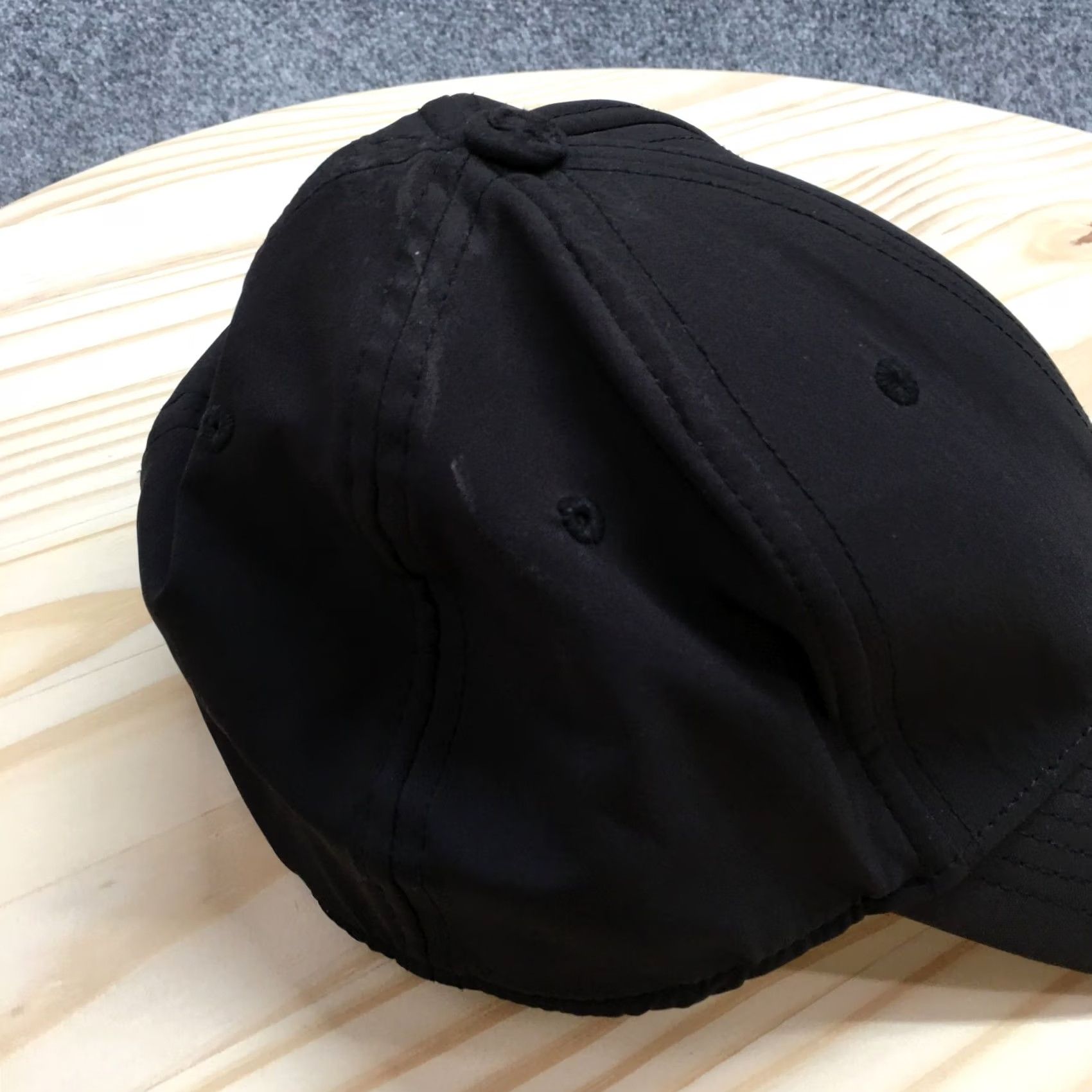 Puma Puma Fitted Cap Hat L/XL Black Curved Bill Metal Evercat Front Embroidered Rear Baseball Cap Mens Size ONE SIZE - 6 Thumbnail
