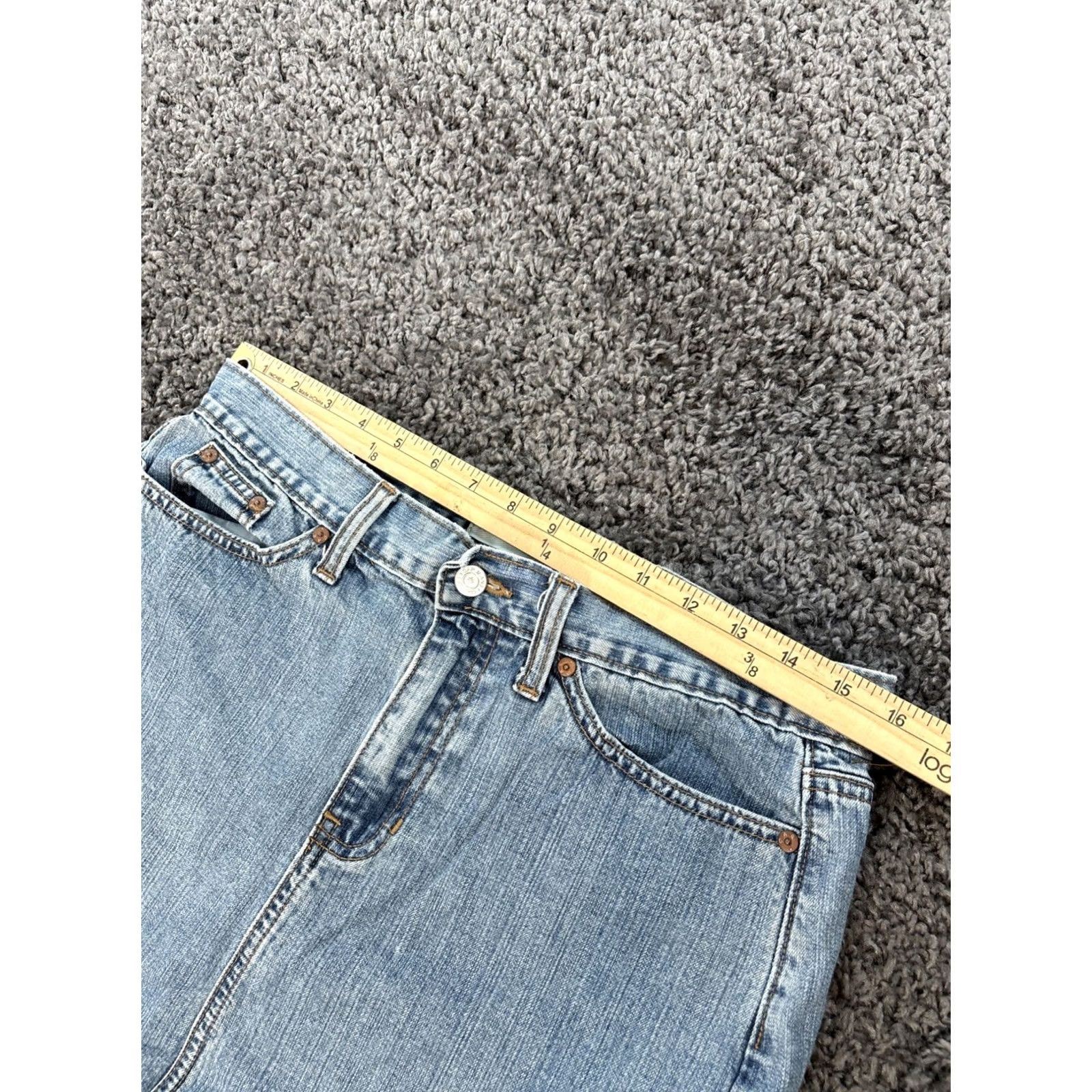 Gap Vintage Y2K Blue Gap Stretch Denim Midi Skirt Size Small 32 Cowboy Cowgirl Size 28" / US 6 / IT 42 - 4 Thumbnail