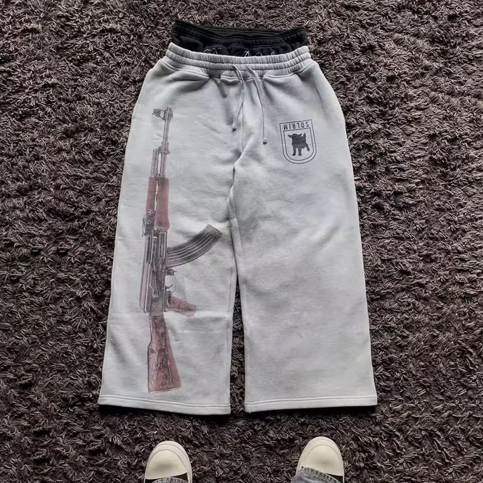 Japanese Brand Grey AK47 Sweatpants V2 Size US 30 / EU 46 - 10 Thumbnail