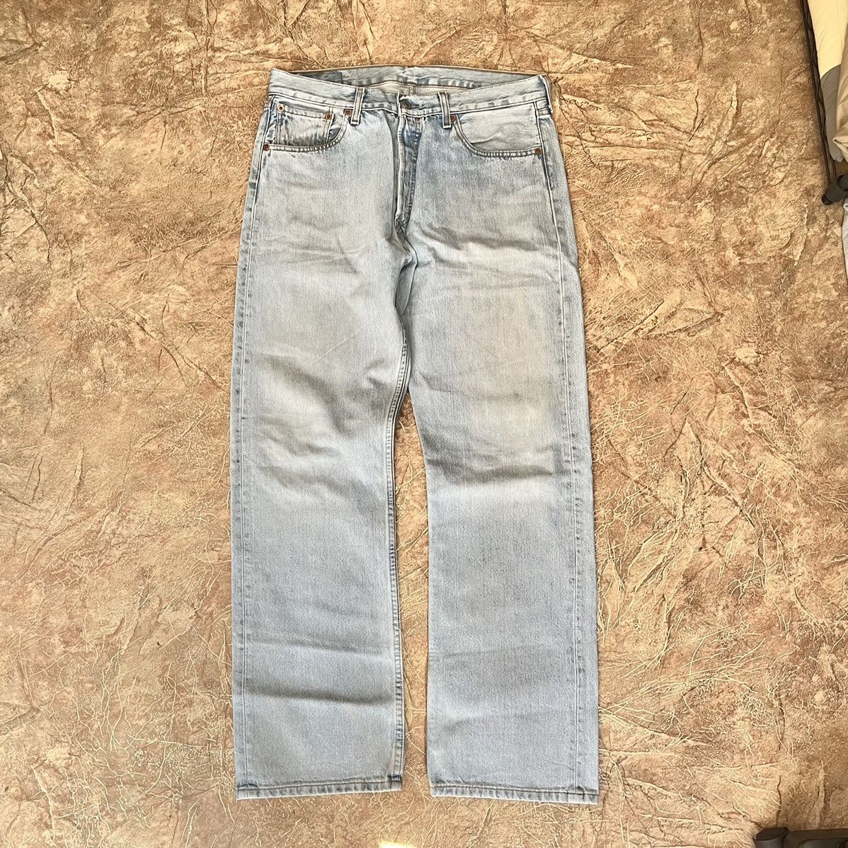 Levi's 🔥Vintage 34x32 Levis Denim 501 Made In Usa Jeans pants Size US 34 / EU 50 - 1 Thumbnail