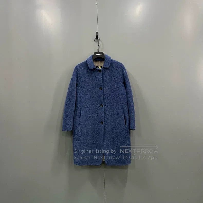 Max Mara Max Mara Blue Coat Size XL / US 12-14 / IT 48-50 - 1 Thumbnail