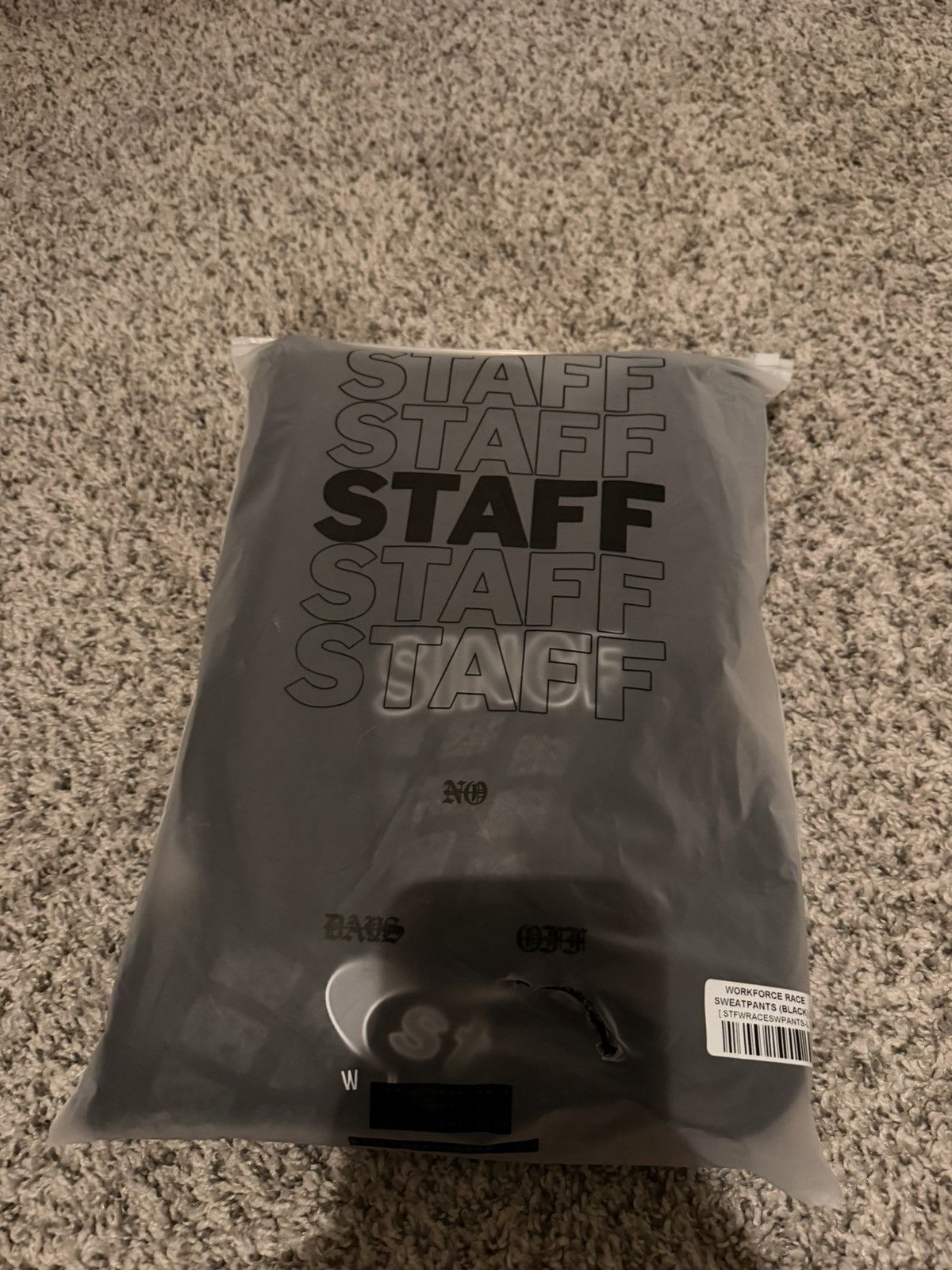 STAFF WORKFORCE Workforce race sweatpants Size US 34 / EU 50 - 2 Thumbnail