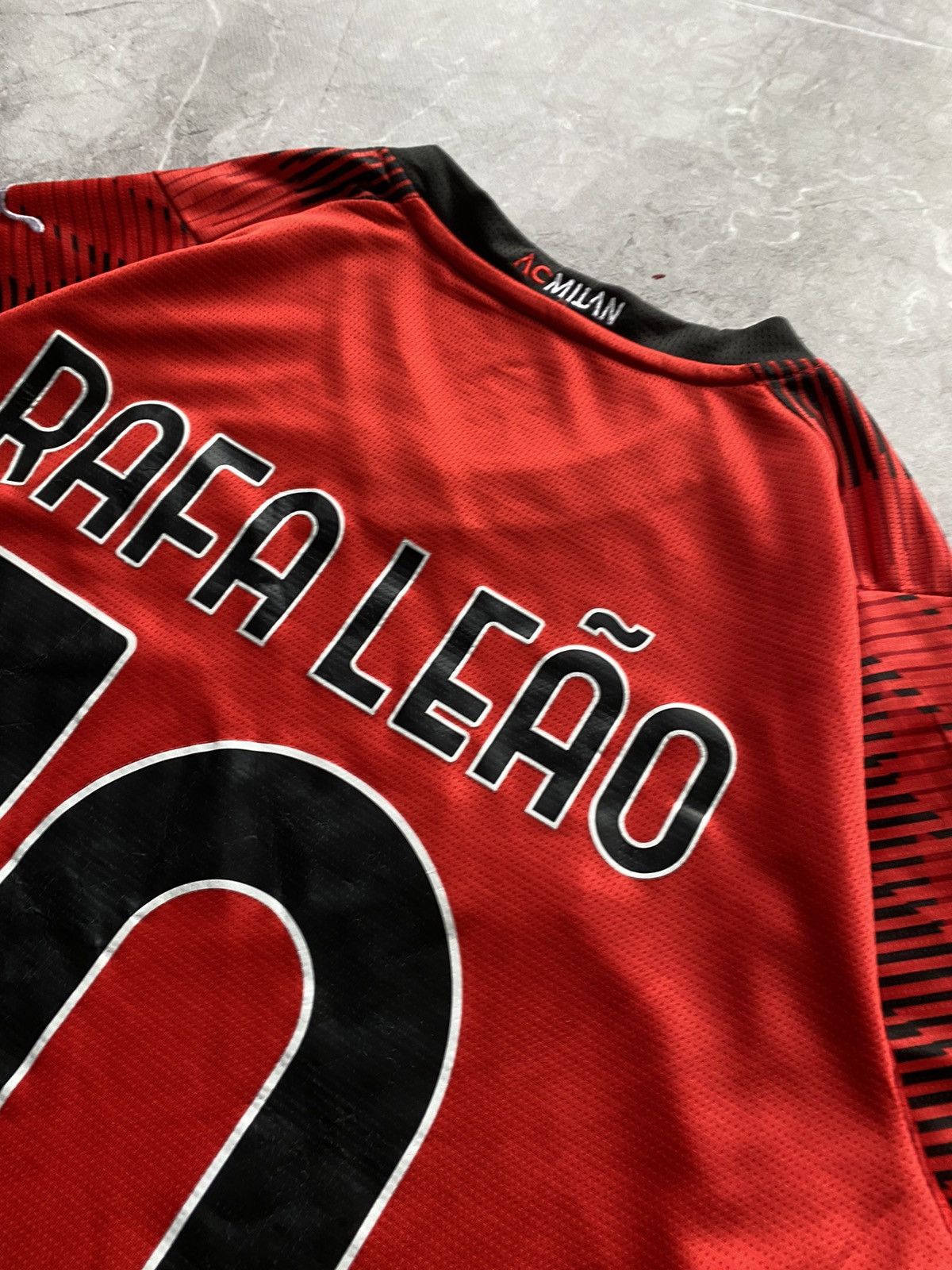 Puma Puma AC Milan 2023/24 # 10 Rafa Leao Home Soccer Jersey Size US S / EU 44-46 / 1 - 16 Thumbnail