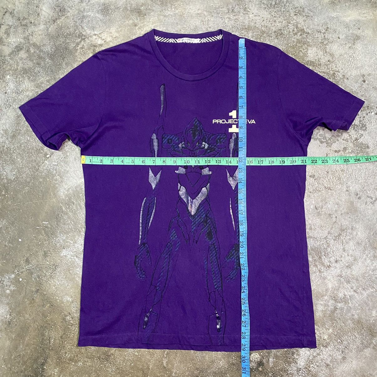 Anime × Vintage Vintage Neon Genesis Evangelion Project-Eva 01 Anime Tee Size US XL / EU 56 / 4 - 10 Thumbnail