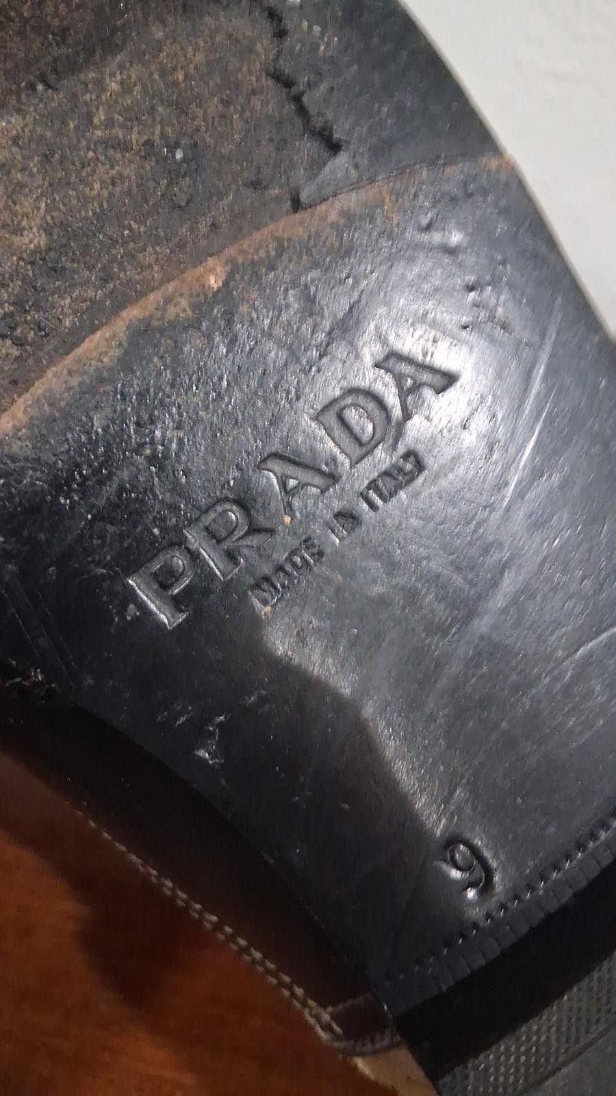 Prada Prada Men’s Leather & Suede Oxfords Size ONE SIZE - 5 Thumbnail