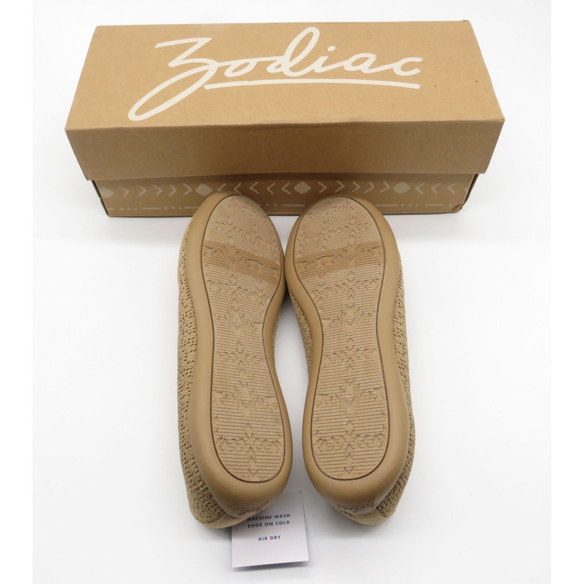 Other Zodiac Caitlin Women's Tan Knit Ballet Flats Size 6 NEW Size US 6 / IT 36 - 8 Thumbnail