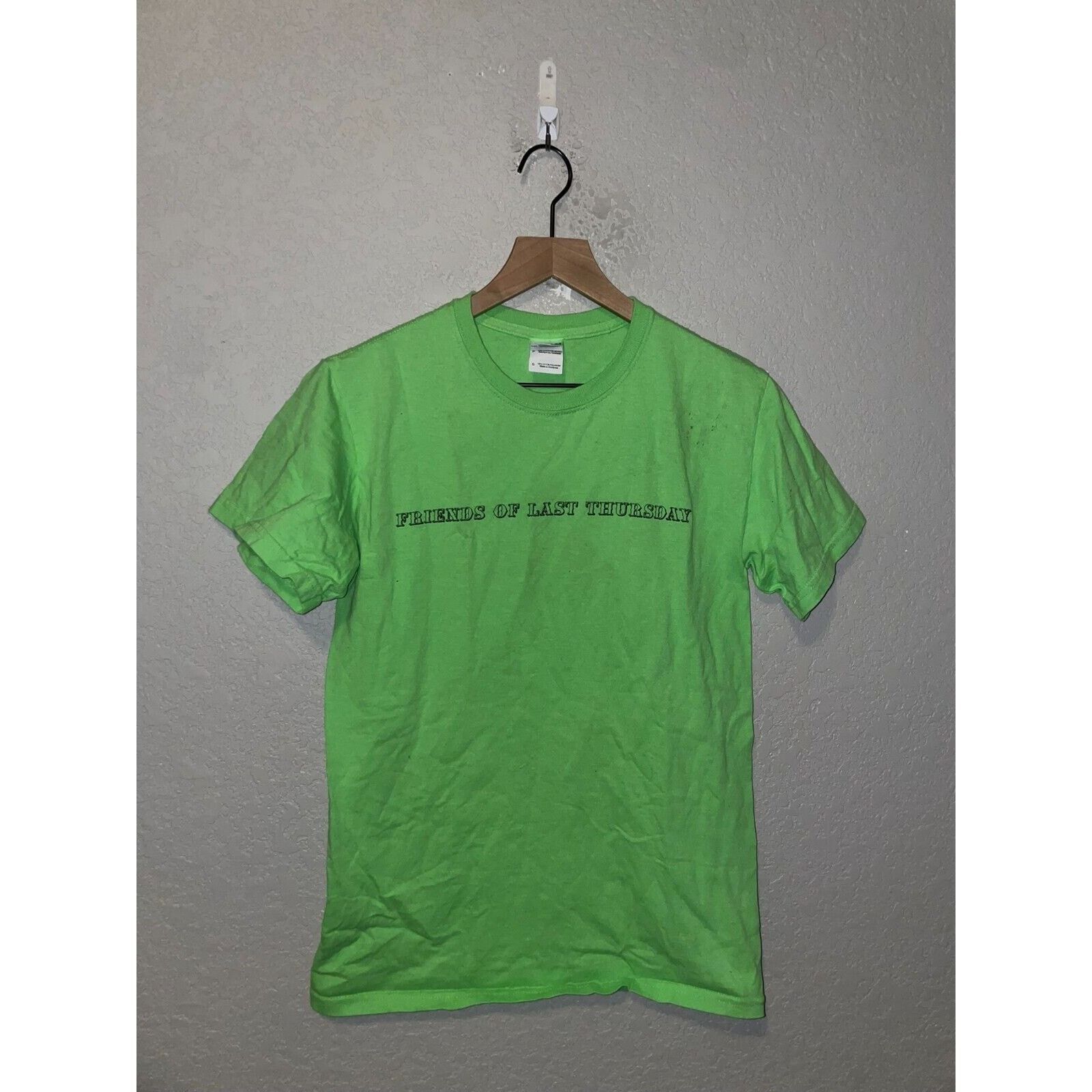 Gildan Friends Of Last Thursday Shirt Volunteer Green Tee Y2K Small Size US S / EU 44-46 / 1 - 1 Thumbnail