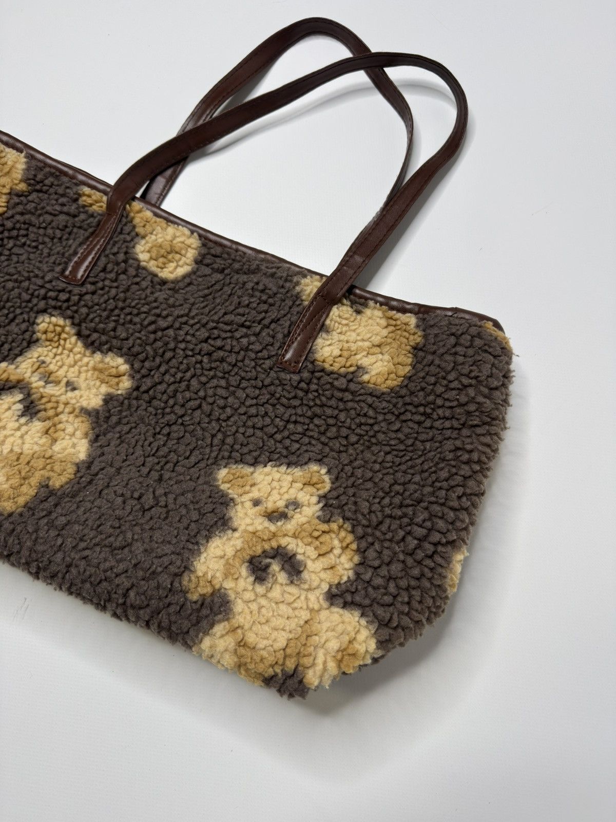 Vintage Vintage avant garde teddy bear sherpa bag y2k if6was9 swag Size ONE SIZE - 3 Thumbnail