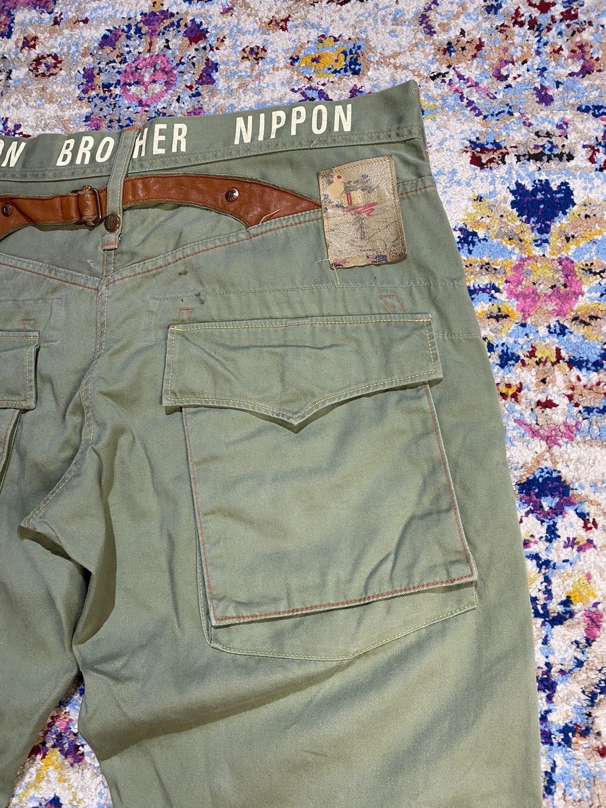 Evisu × Vintage Evisu Lot 9055 London Brother Nippon Fatigue Pants W36 Size US 36 / EU 52 - 12 Thumbnail