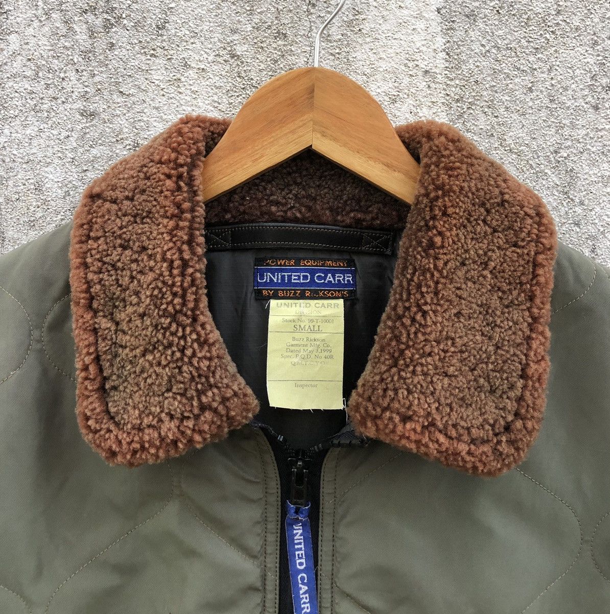 Buzz Rickson's Vintage UNITED CARR by Buzz Rickson's Quilted Bomber Jacket Size US S / EU 44-46 / 1 - 4 Thumbnail