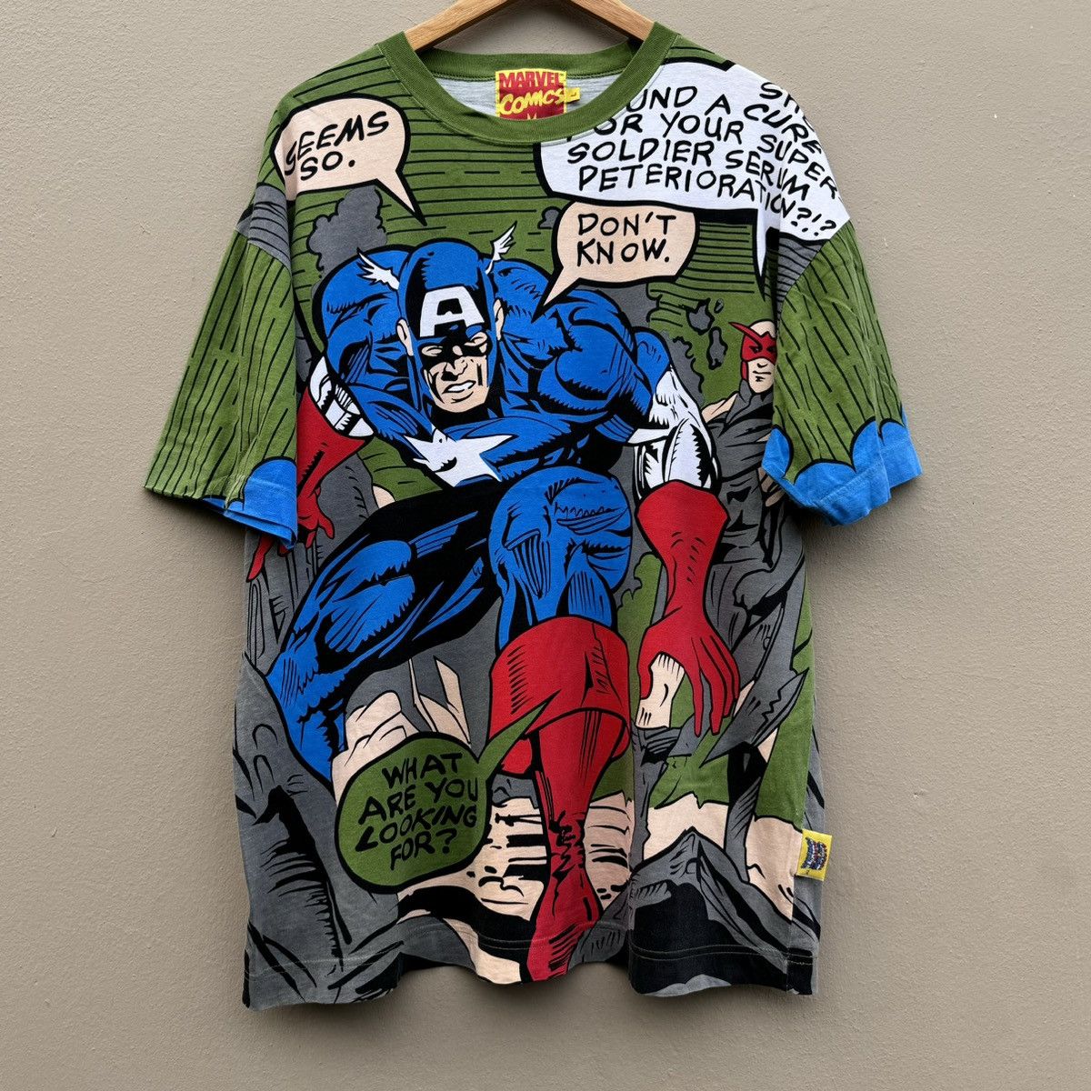 Marvel Comics × Vintage Vintage captain america marvel AOP vtg Size US L / EU 52-54 / 3 - 1 Thumbnail