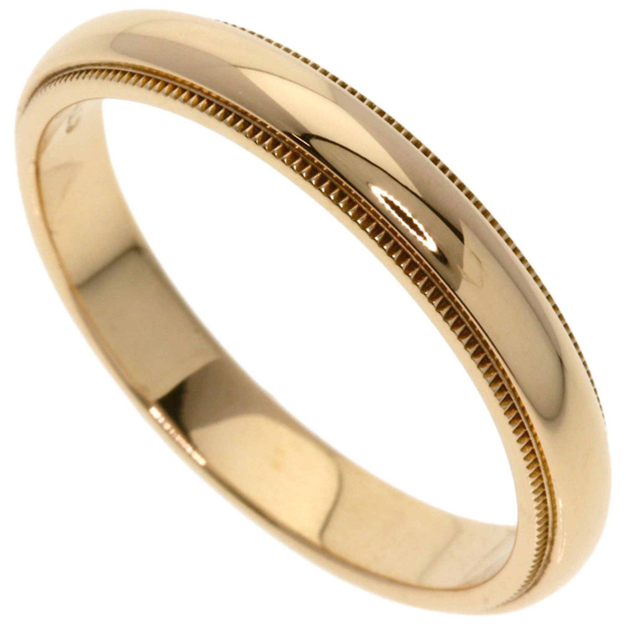 Tiffany Milgrain Ring in 18K Pink Gold for Men and