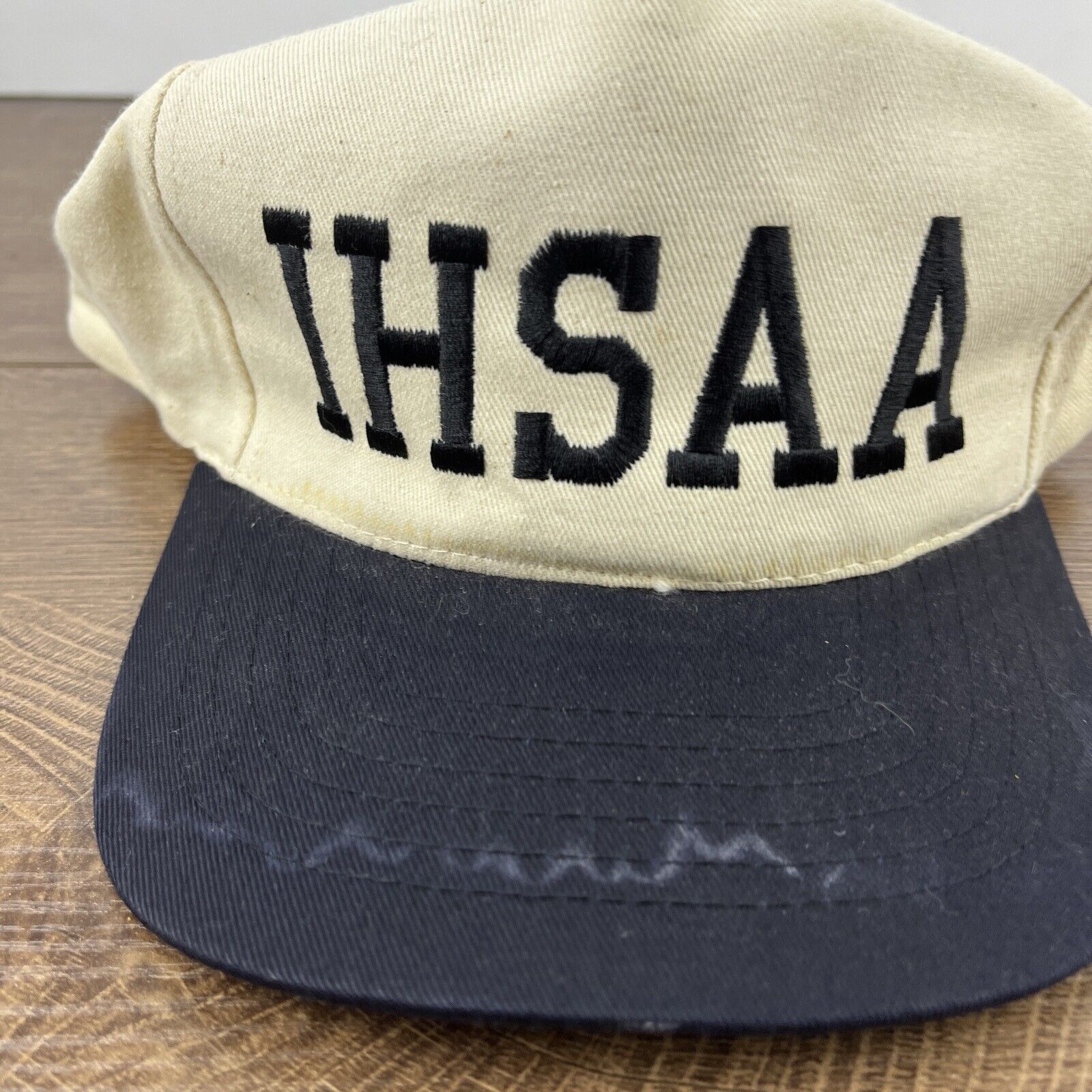Other Vintage IHSAA Hat White Hat Adjustable Snapback Indiana High Size ONE SIZE - 7 Thumbnail